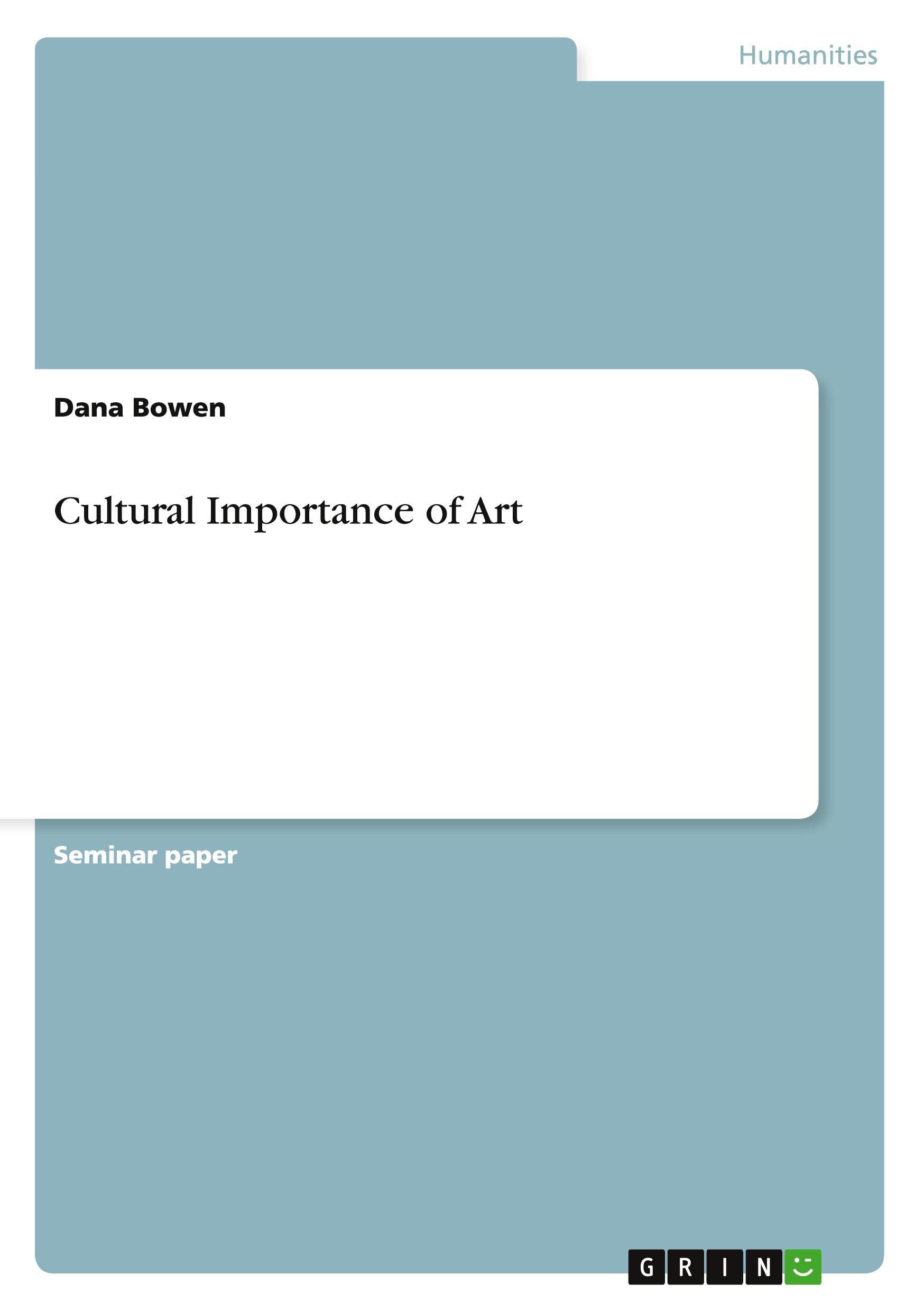 Cultural Importance of Art