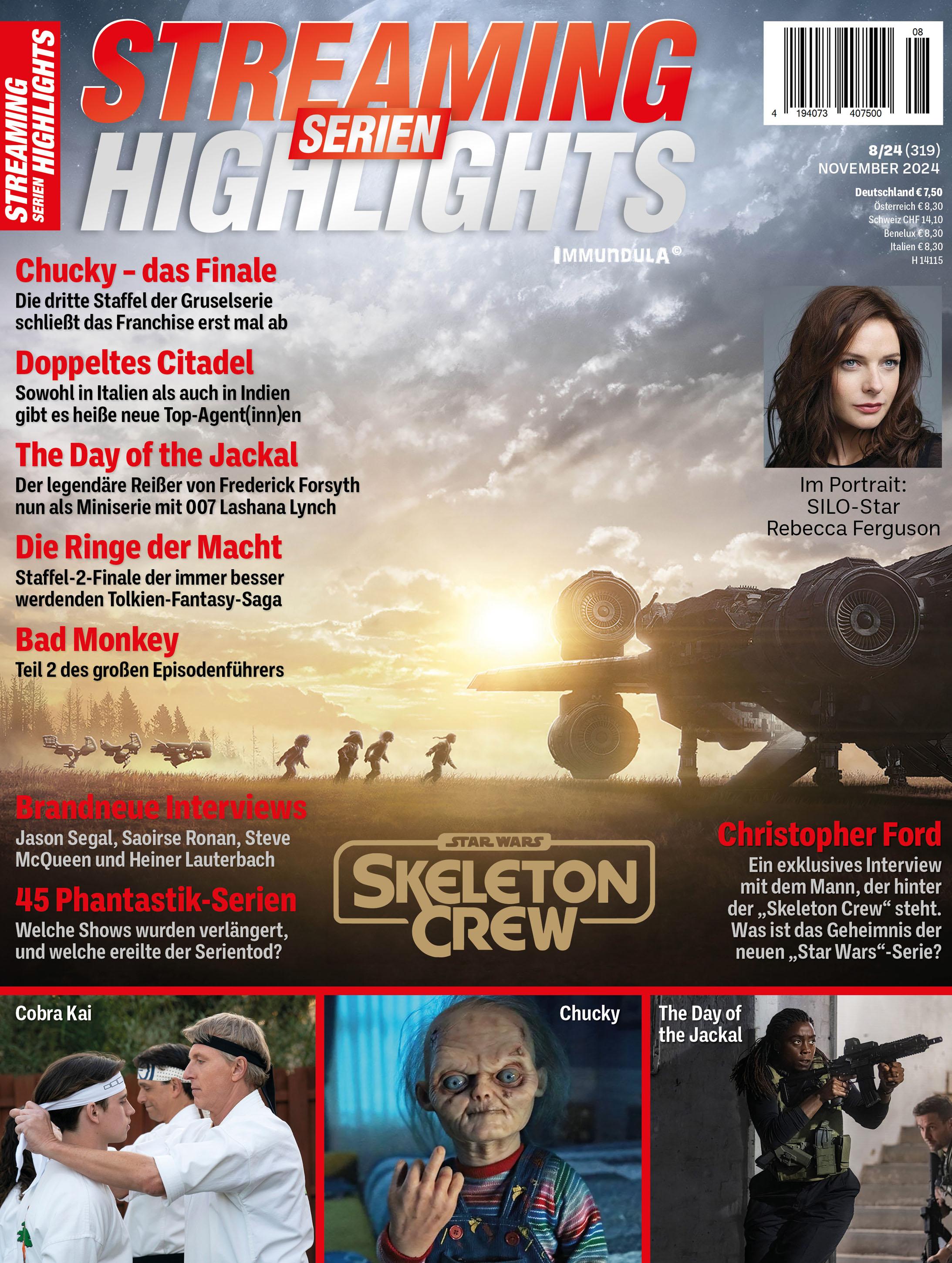 STREAMING SERIEN HIGHLIGHTS Ausgabe November 2024 (#319)