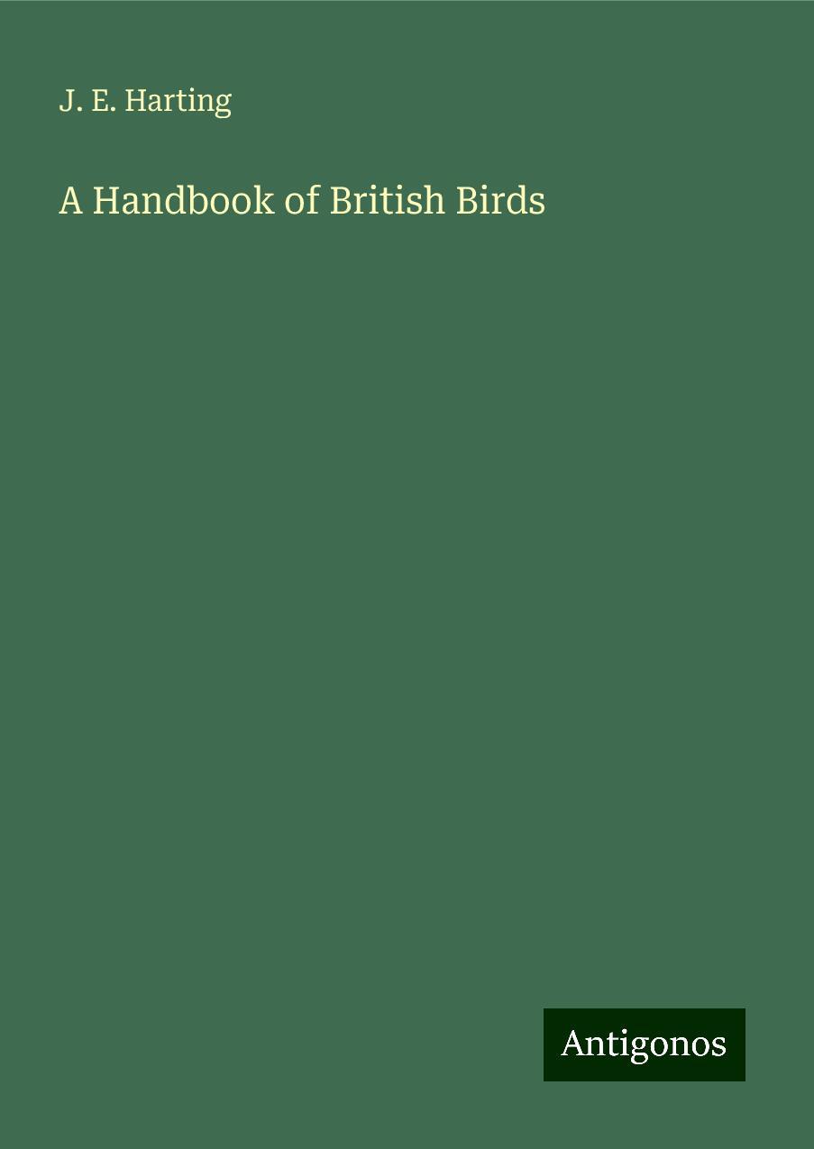 A Handbook of British Birds