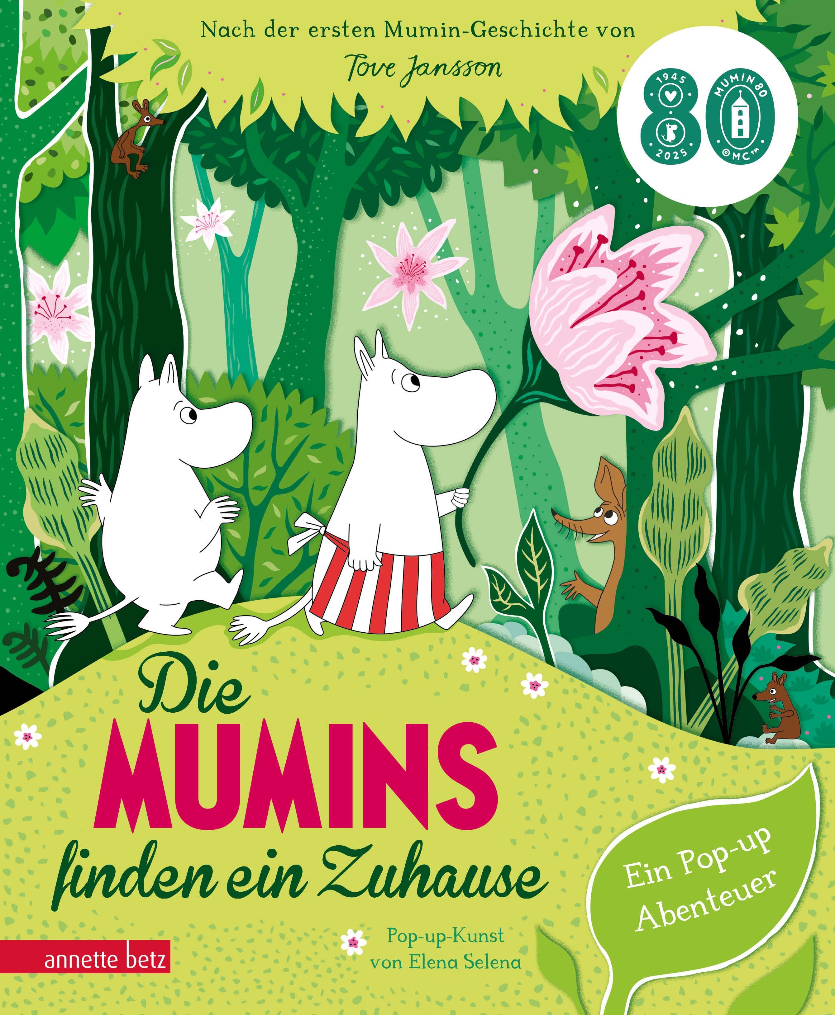 Die Mumins finden ein Zuhause - Ein Pop-up Buch ab 4 Jahren für kleine und große Mumin-Fans