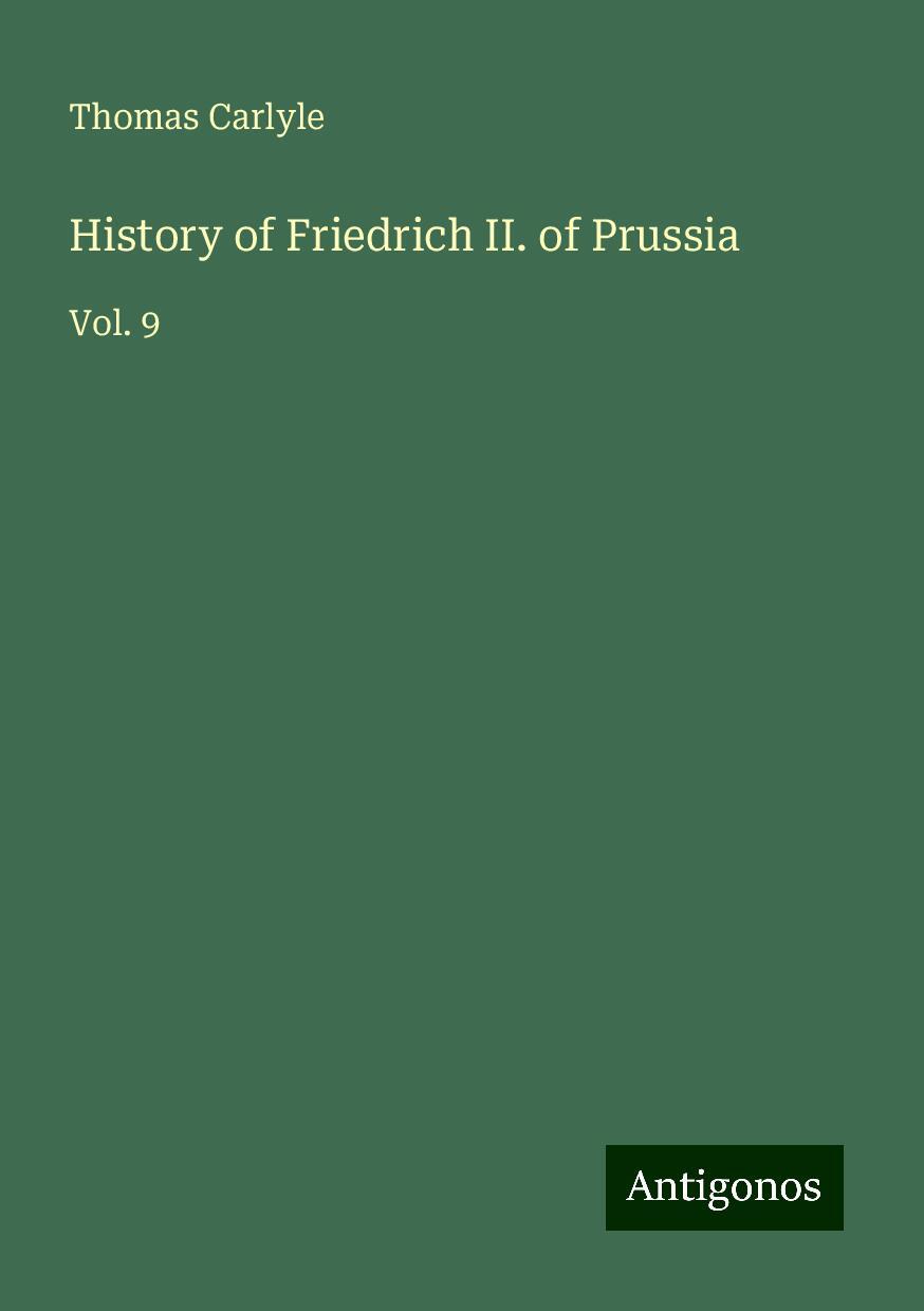 History of Friedrich II. of Prussia