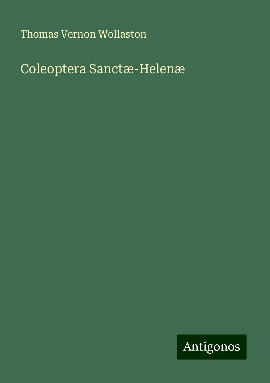 Coleoptera Sanctæ-Helenæ