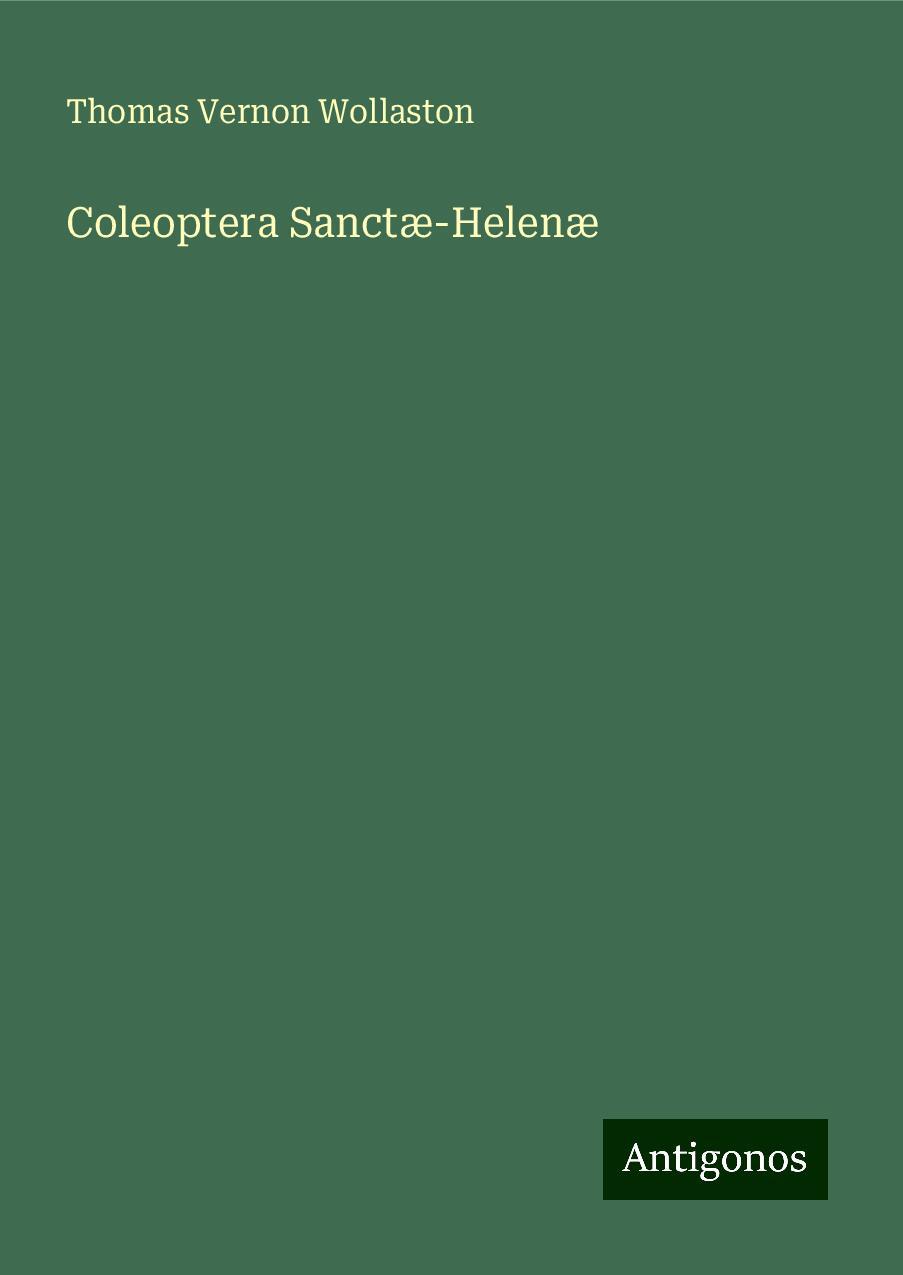 Coleoptera Sanctæ-Helenæ