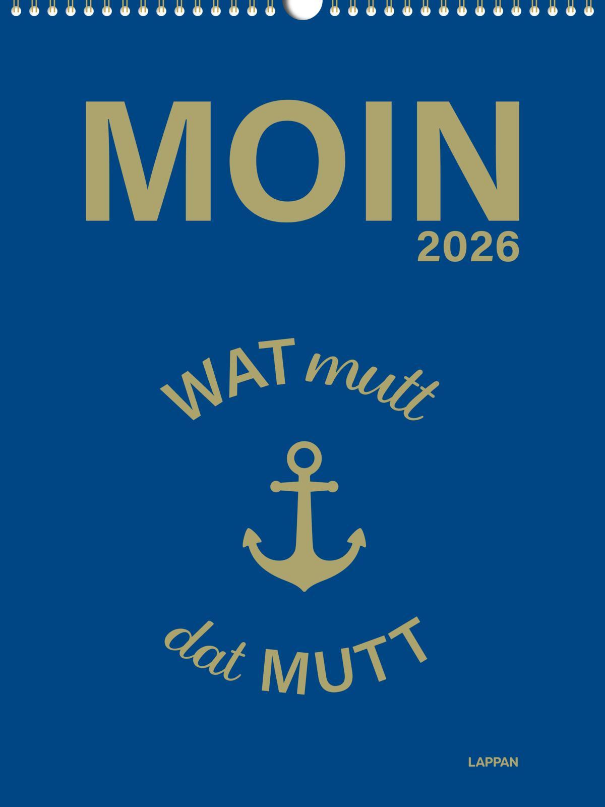 MOIN Wandkalender 2026 - Watt mutt, dat mutt