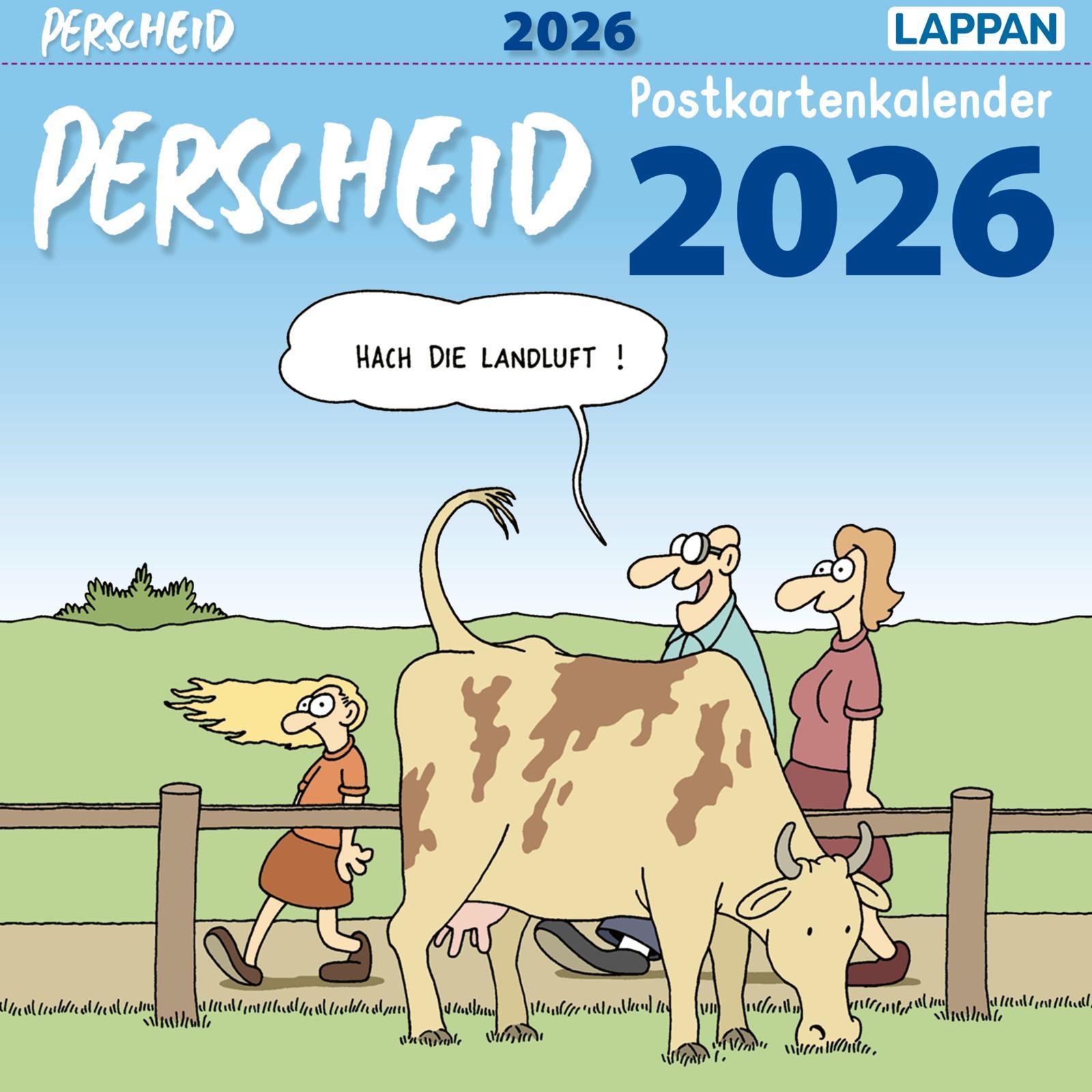 Perscheid Postkartenkalender 2026