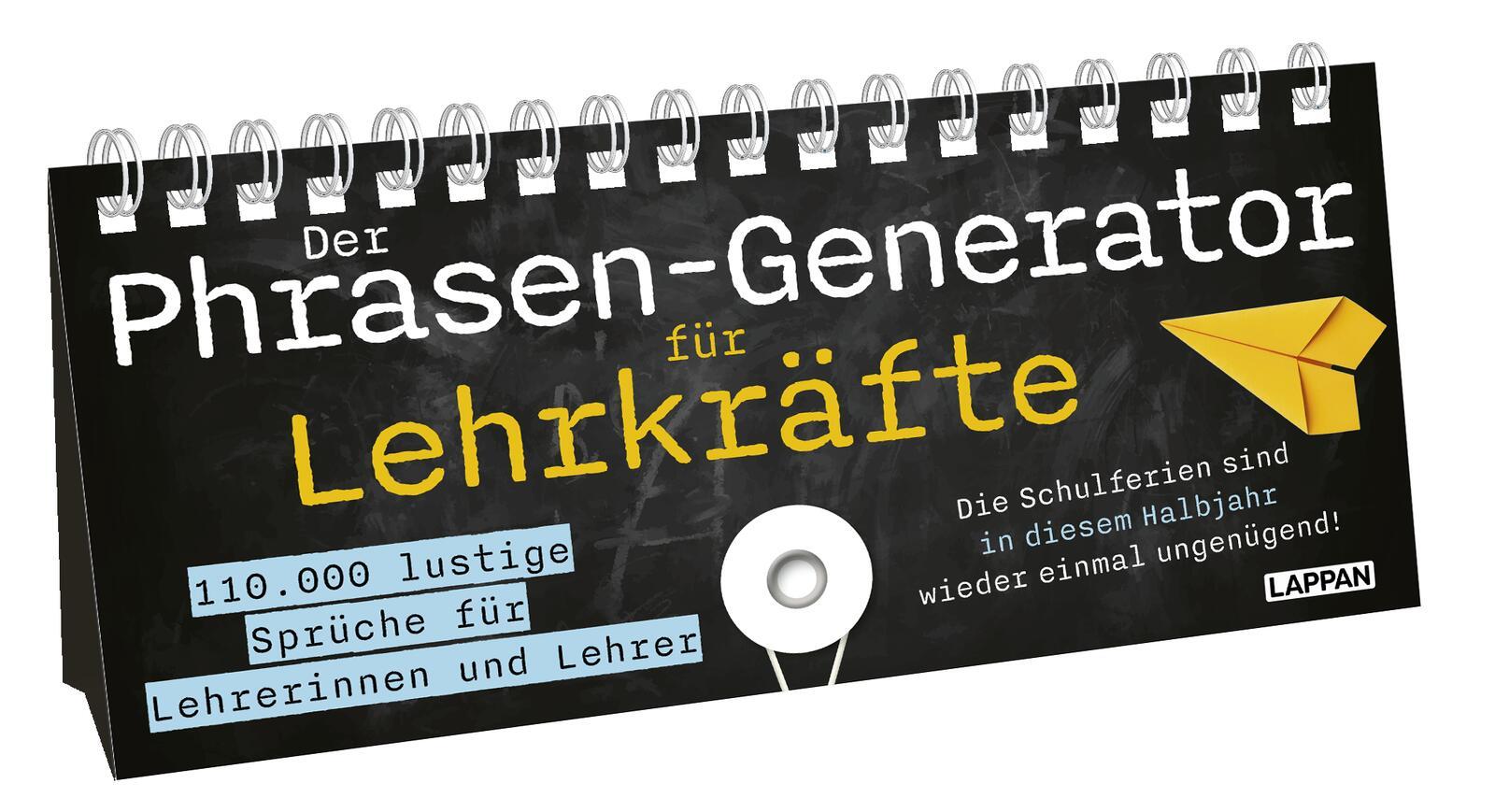 Der Phrasen-Generator für Lehrkräfte