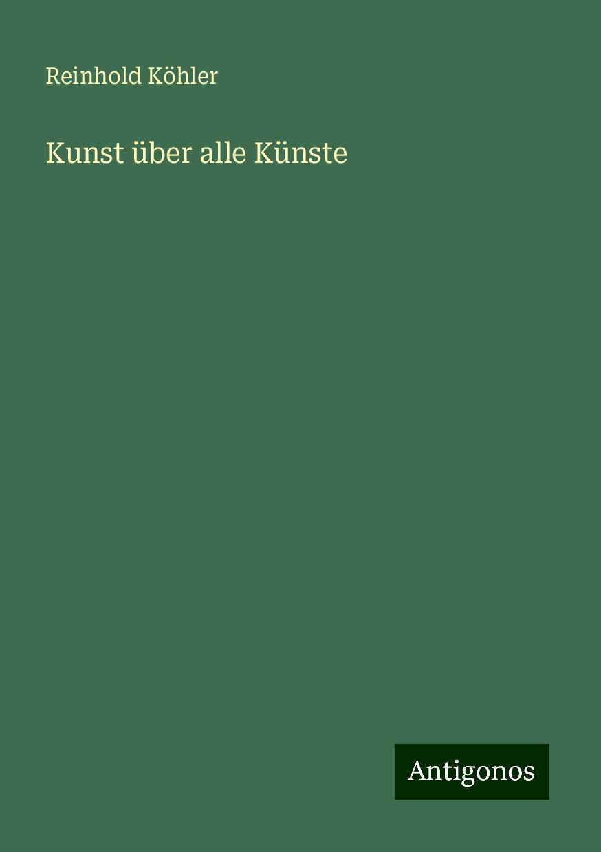 Kunst über alle Künste