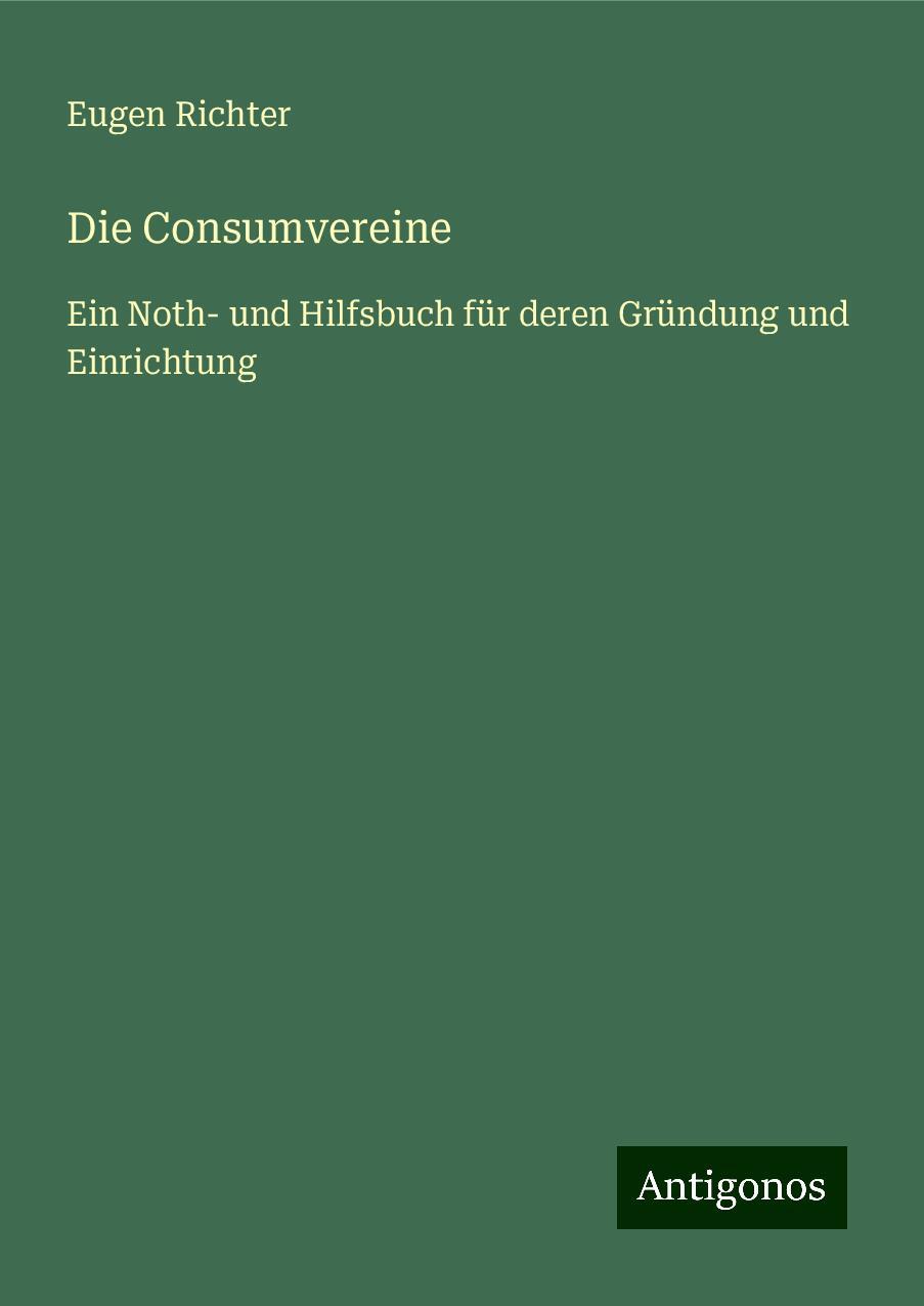 Die Consumvereine