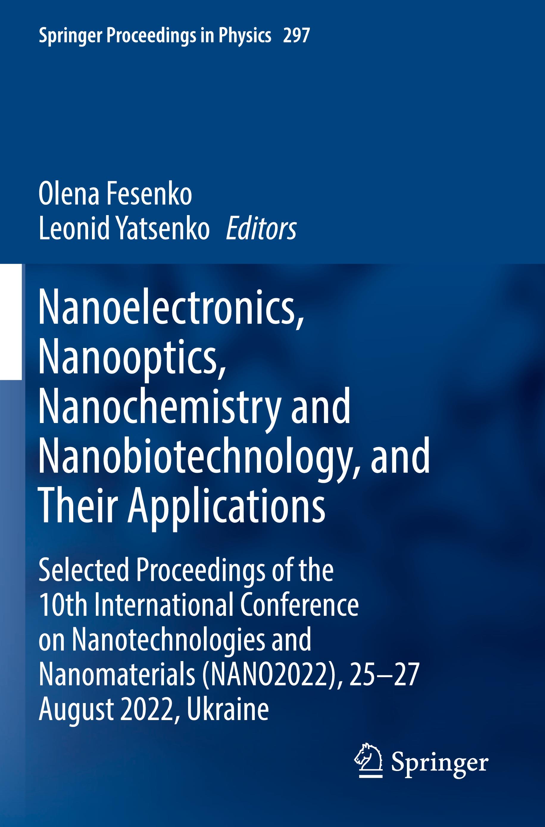 Nanoelectronics,  Nanooptics, Nanochemistry and Nanobiotechnology, and Their Applications