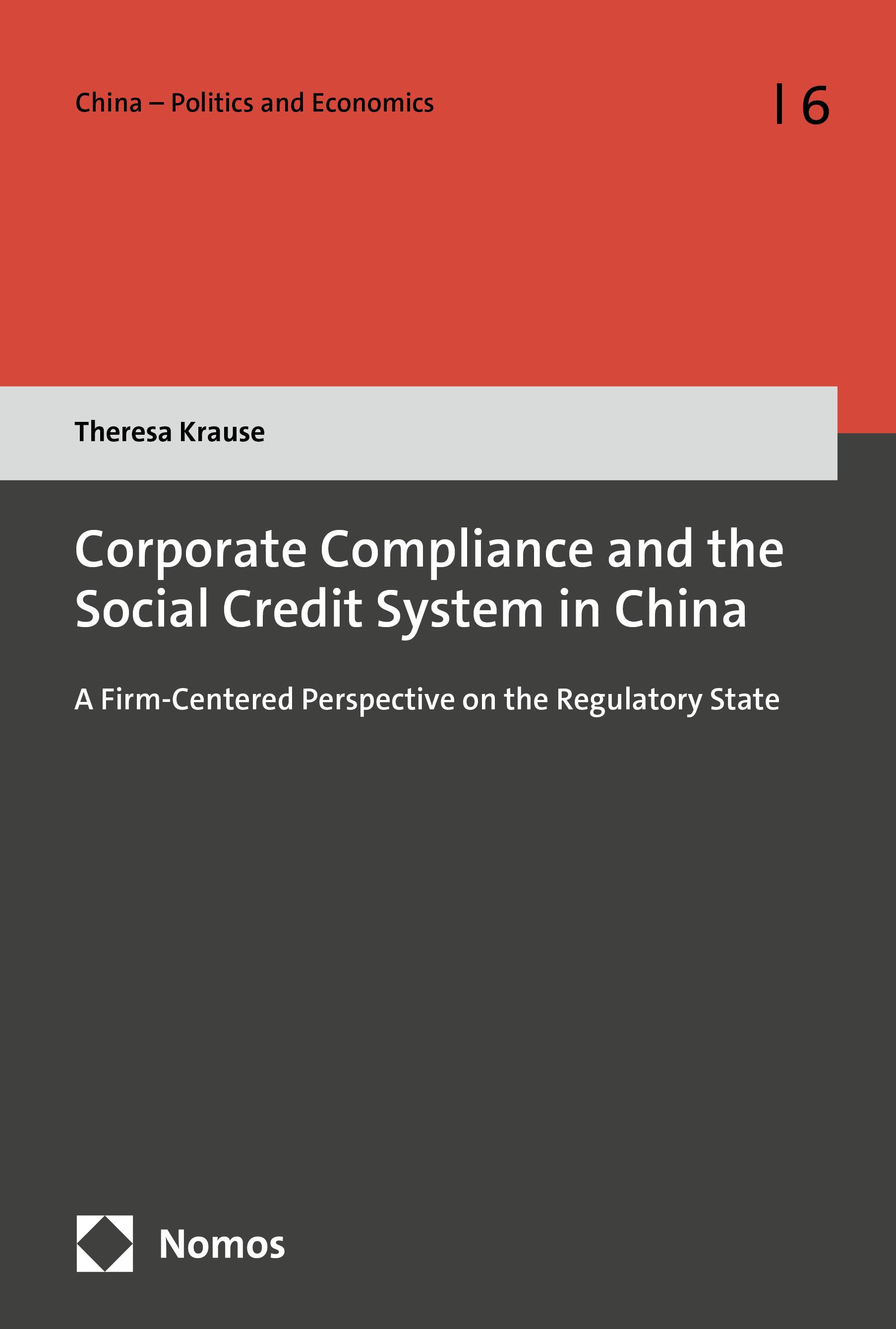 Corporate Compliance and the Social Credit System in China