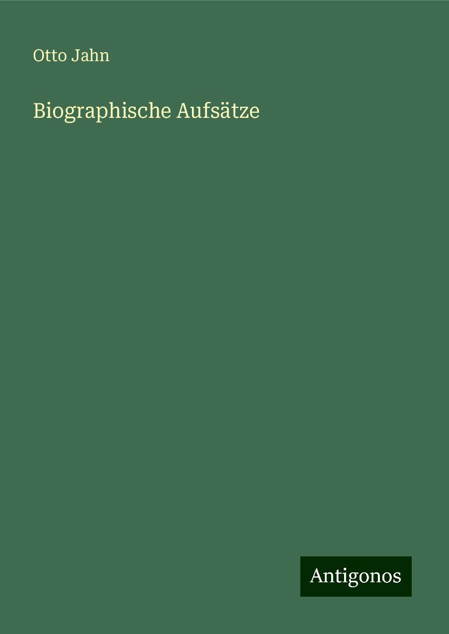 Biographische Aufsätze