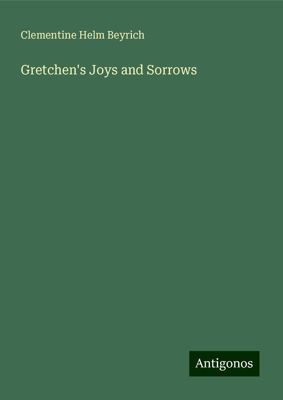 Gretchen's Joys and Sorrows