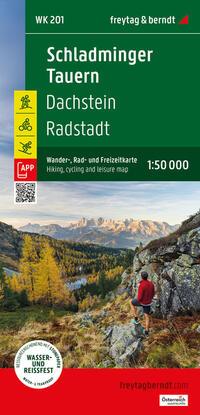 Schladminger Tauern, Wander-, Rad- und Freizeitkarte 1:50.000, freytag & berndt, WK 201