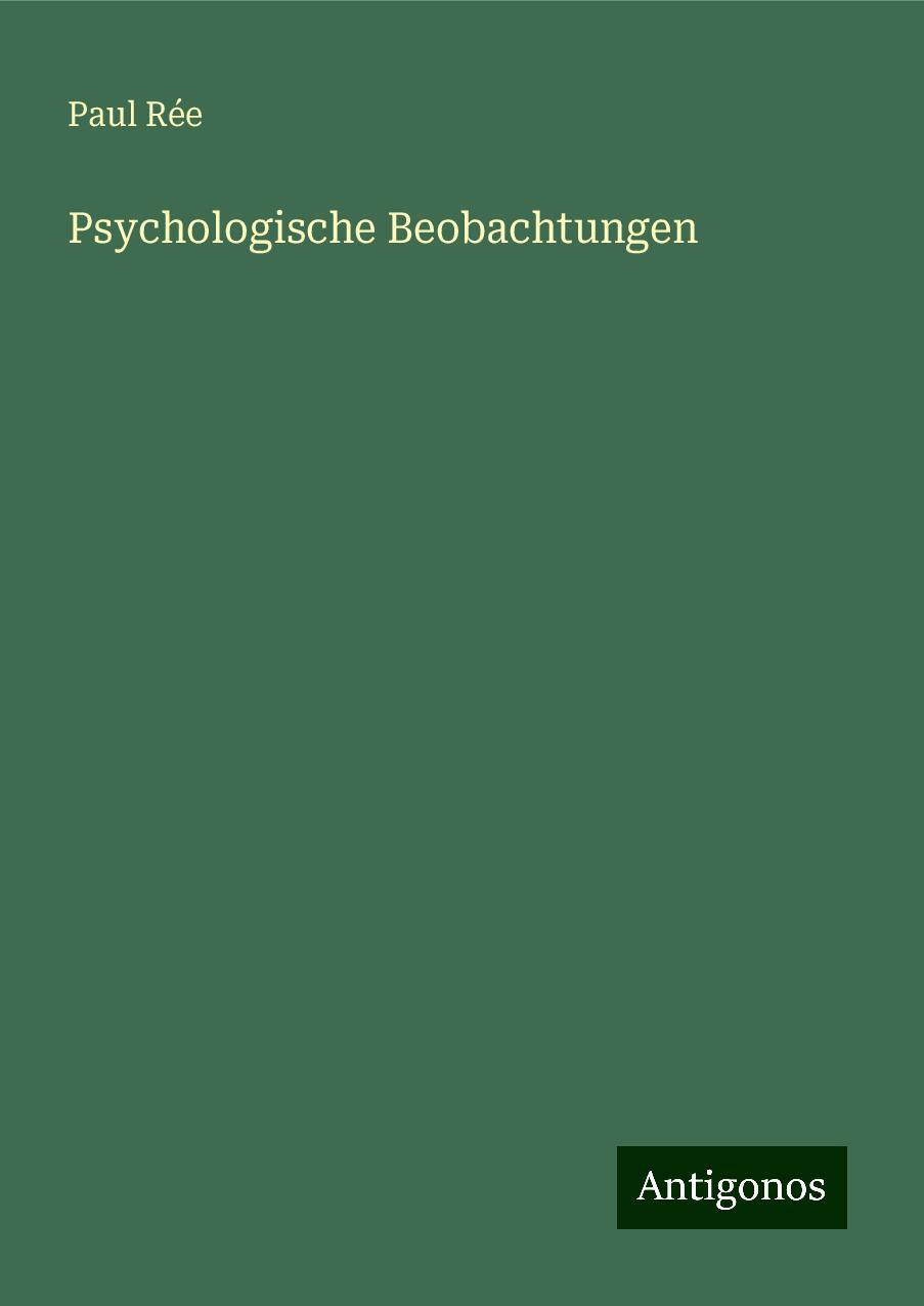 Psychologische Beobachtungen