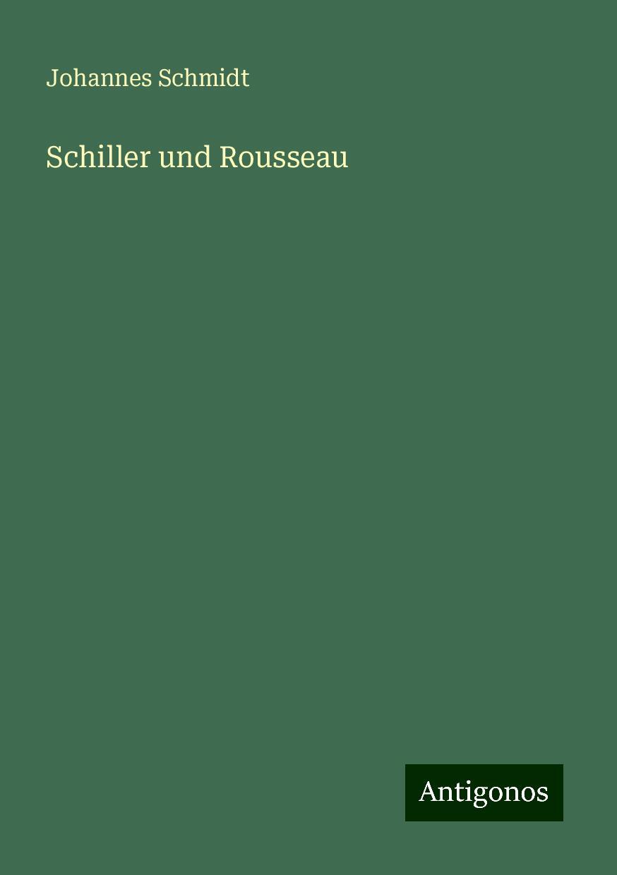 Schiller und Rousseau