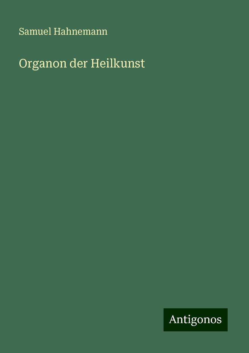 Organon der Heilkunst