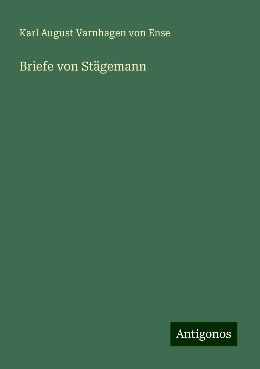 Briefe von Stägemann