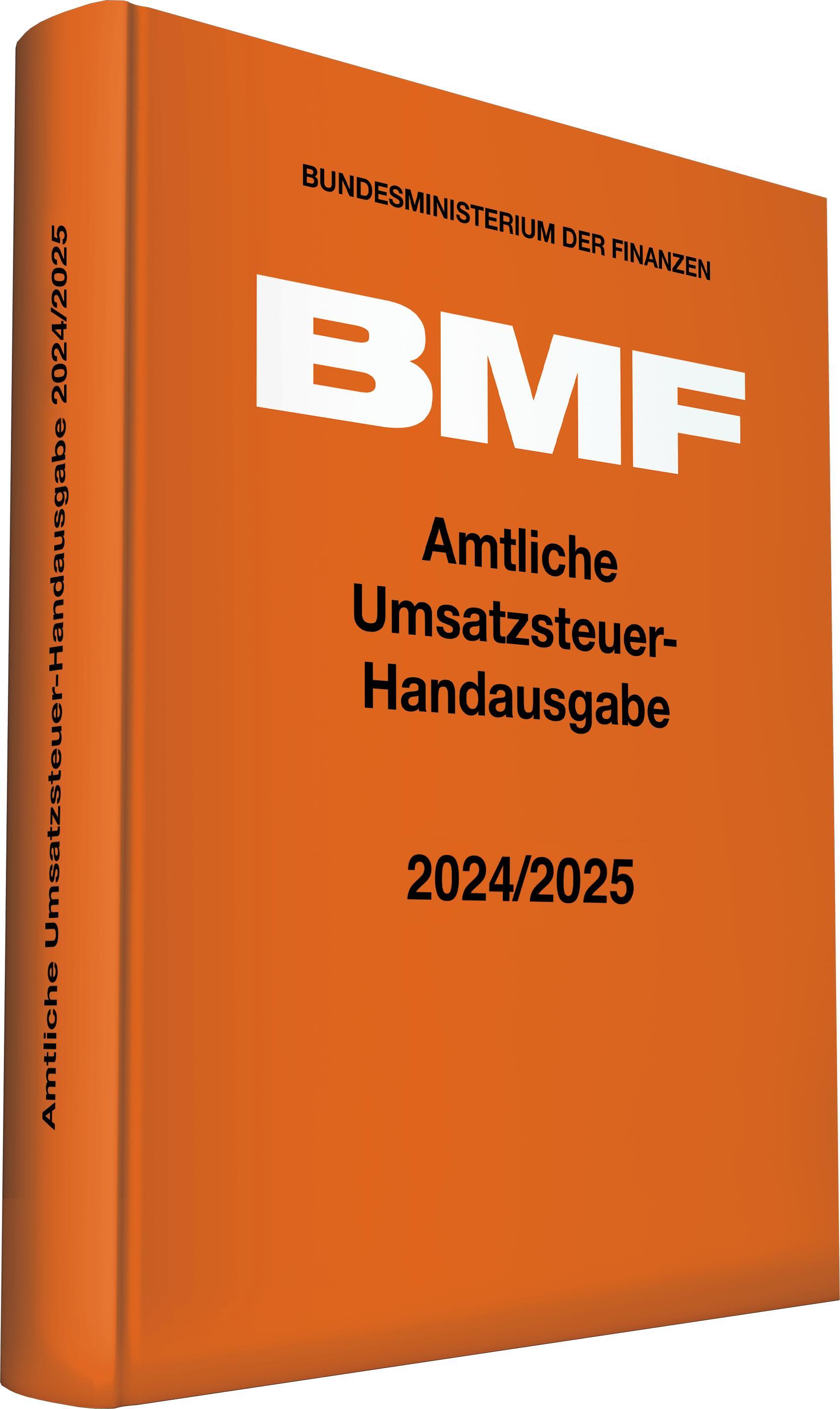 Amtliche Umsatzsteuer-Handausgabe 2024/2025