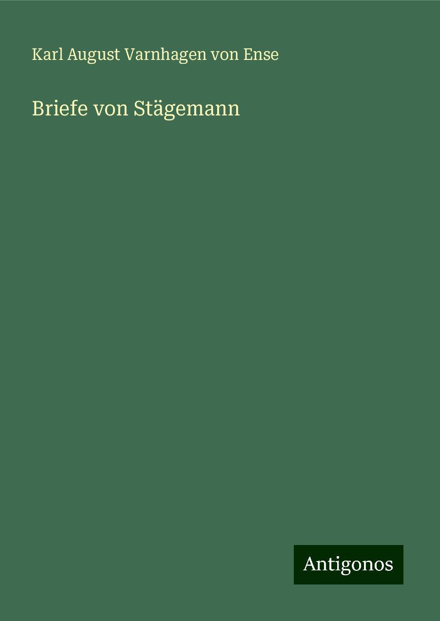 Briefe von Stägemann