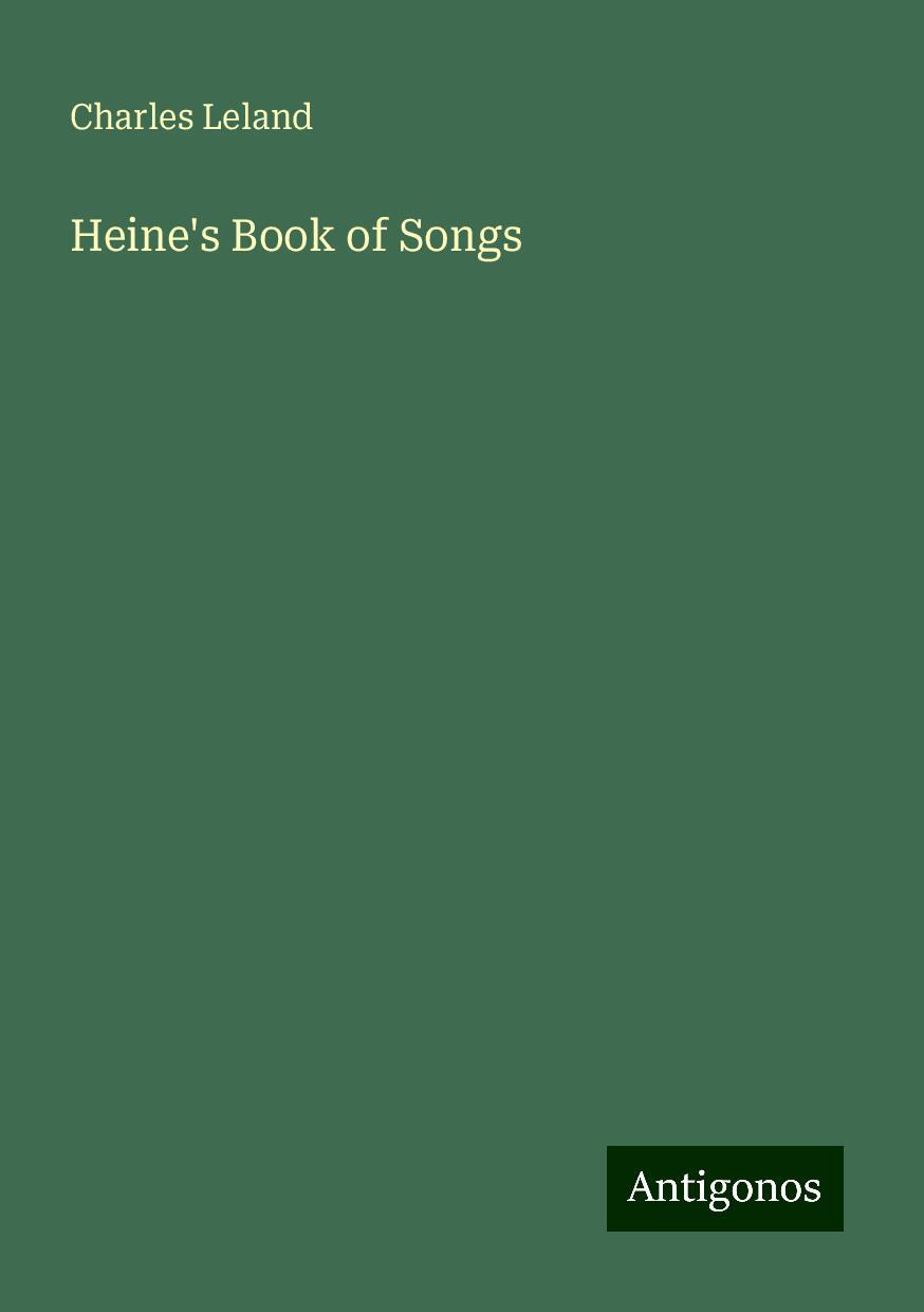 Heine's Book of Songs