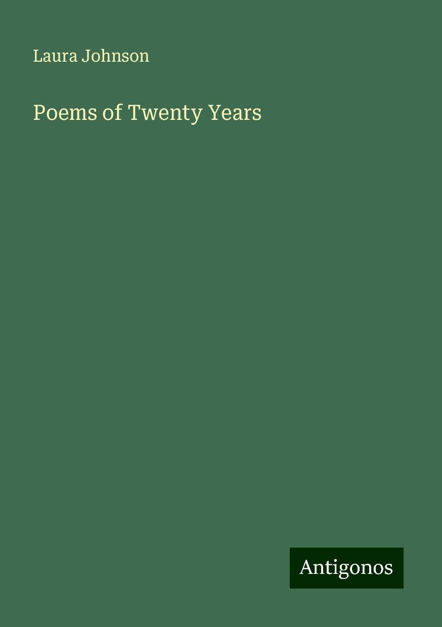 Poems of Twenty Years