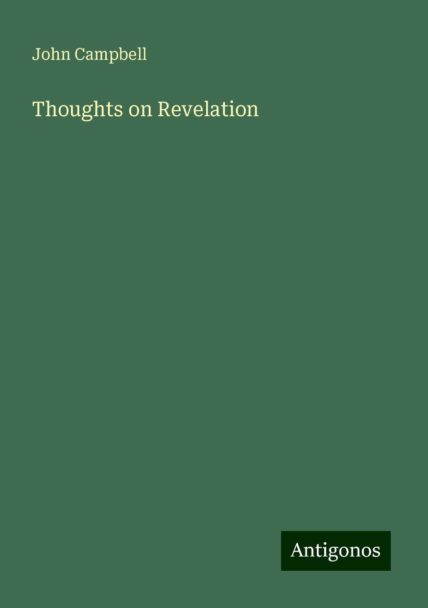 Thoughts on Revelation