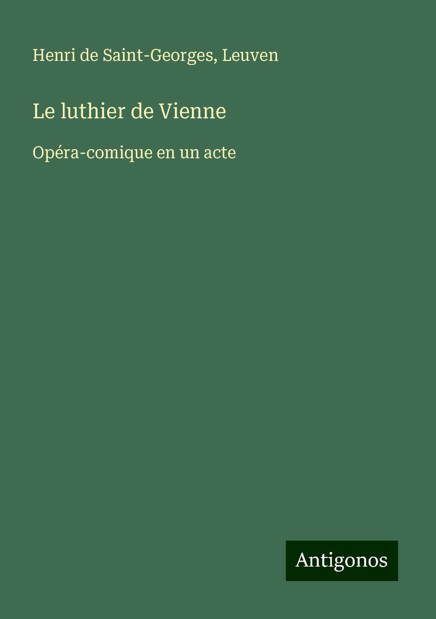 Le luthier de Vienne