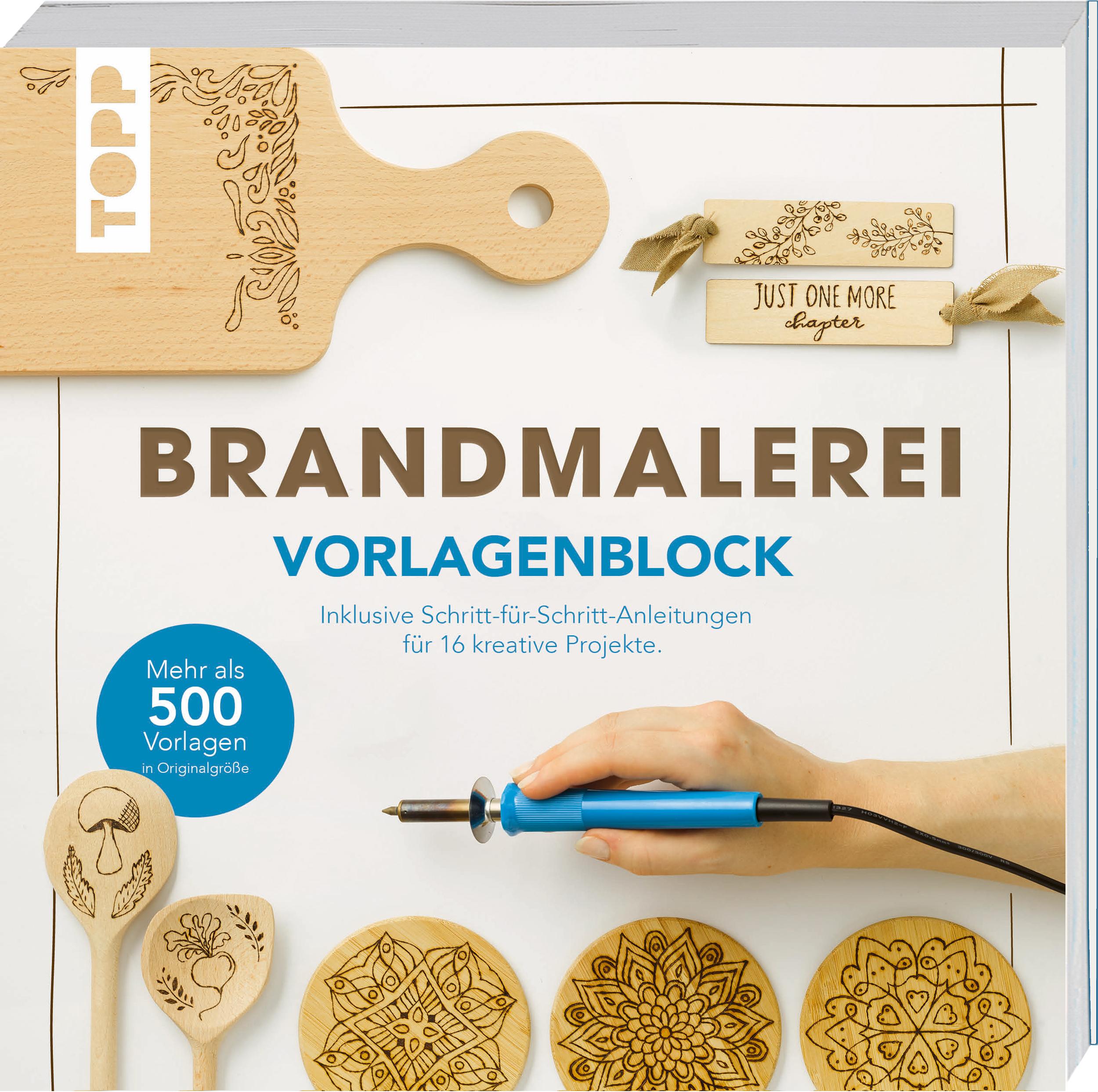 Brandmalerei. Vorlagenblock. Mehr als 500 Vorlagen in Originalgröße.