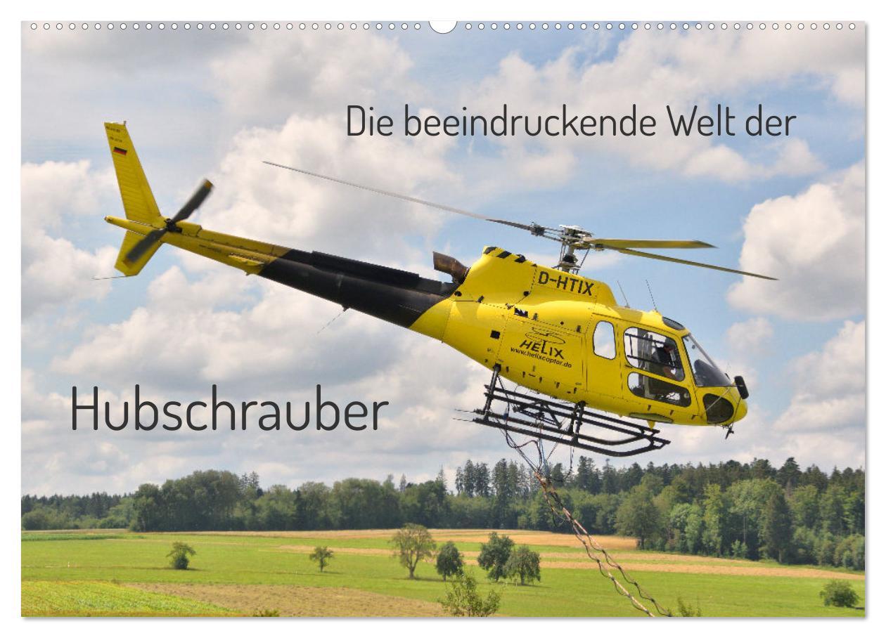 Die beeindruckende Welt der Hubschrauber (Wandkalender 2025 DIN A2 quer), CALVENDO Monatskalender