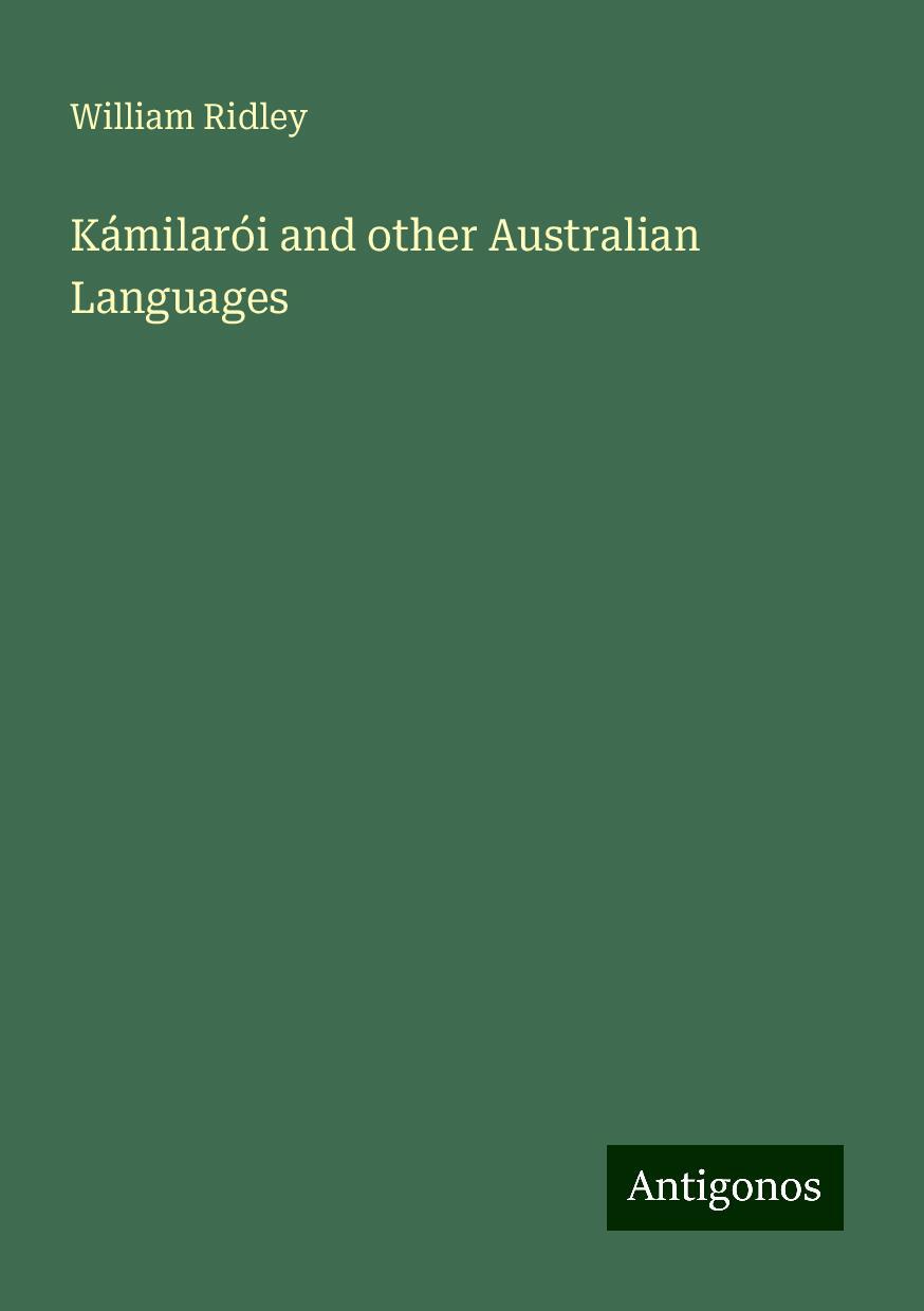 Kámilarói and other Australian Languages