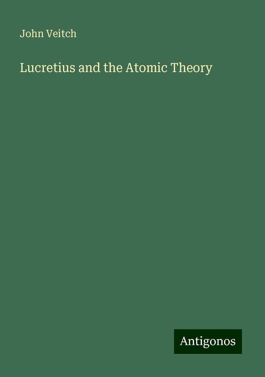 Lucretius and the Atomic Theory