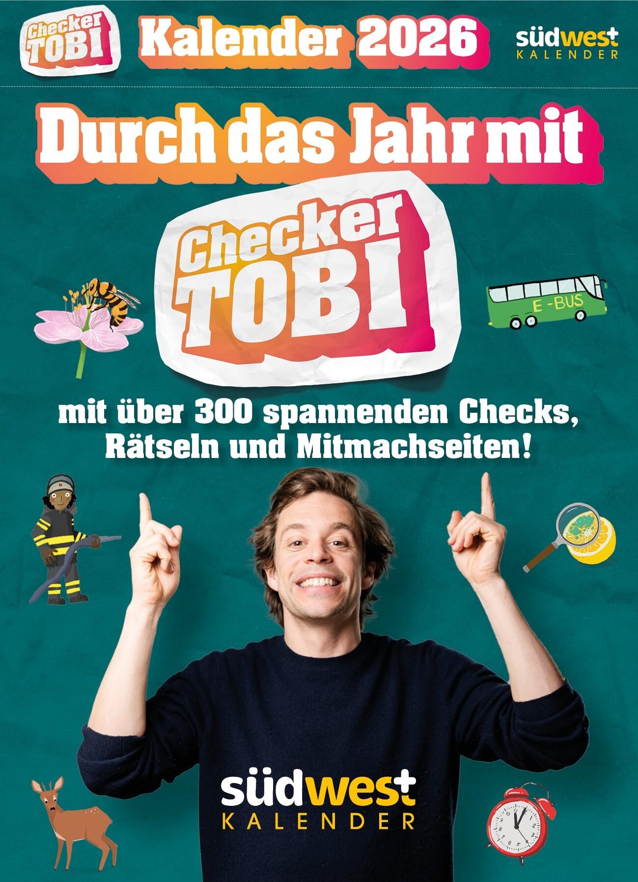 Checker Tobi 2026: Tagesabreißkalender mit über 300 spannenden Checks zum Aufstellen oder Aufhängen