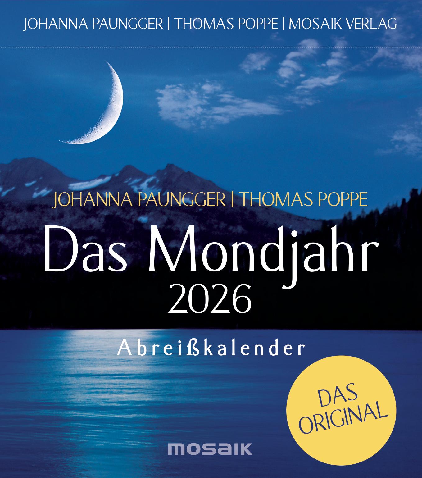 Das Mondjahr 2026 - Abreißkalender