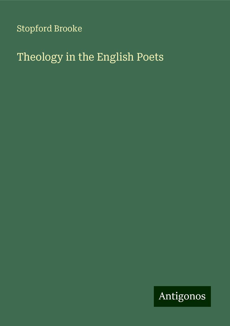 Theology in the English Poets