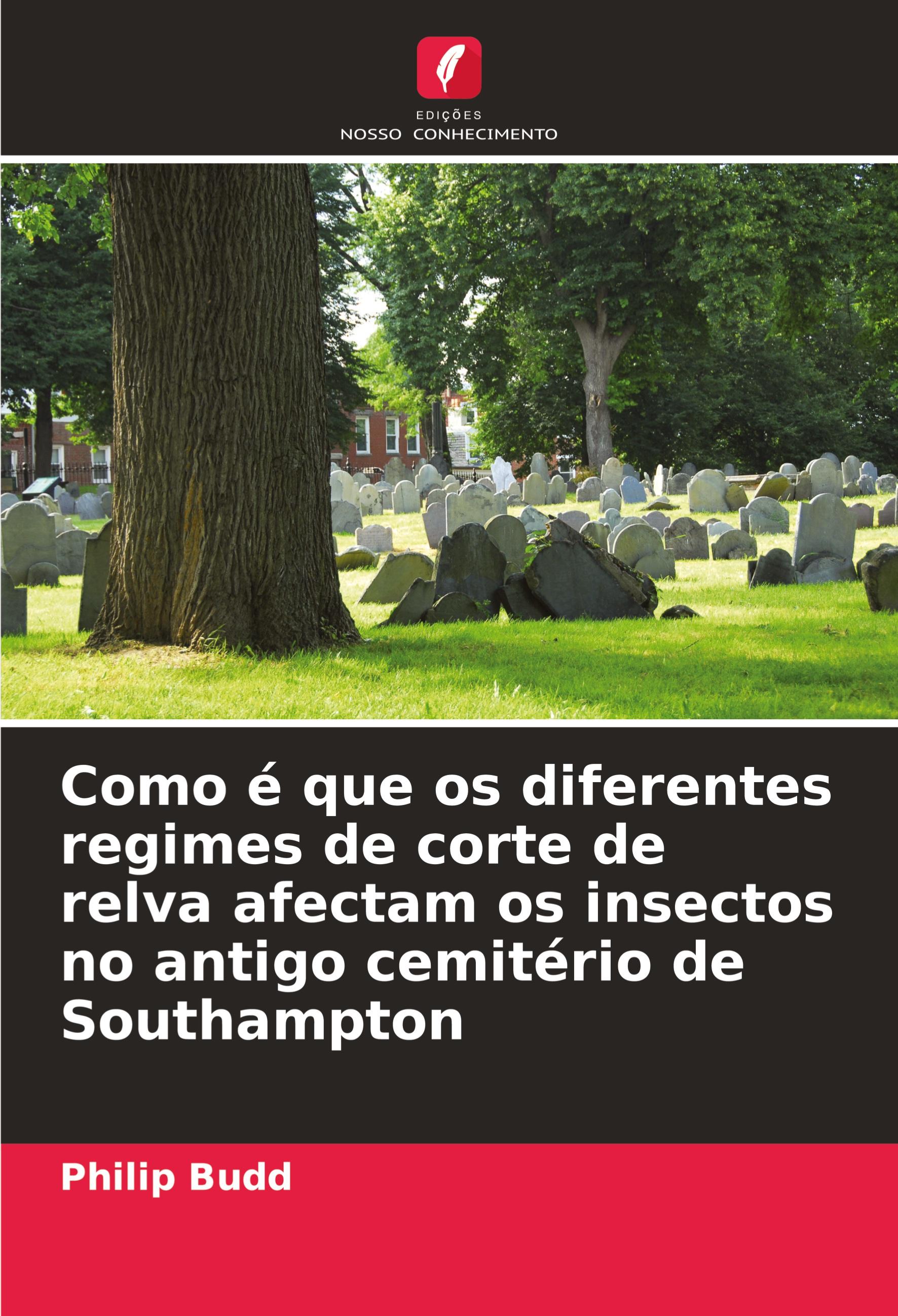 Como é que os diferentes regimes de corte de relva afectam os insectos no antigo cemitério de Southampton