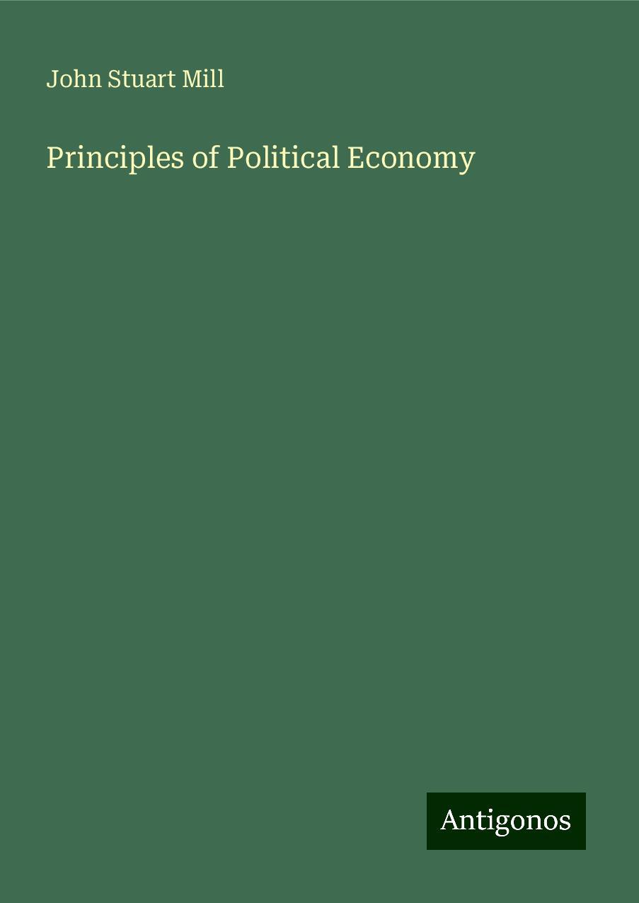 Principles of Political Economy