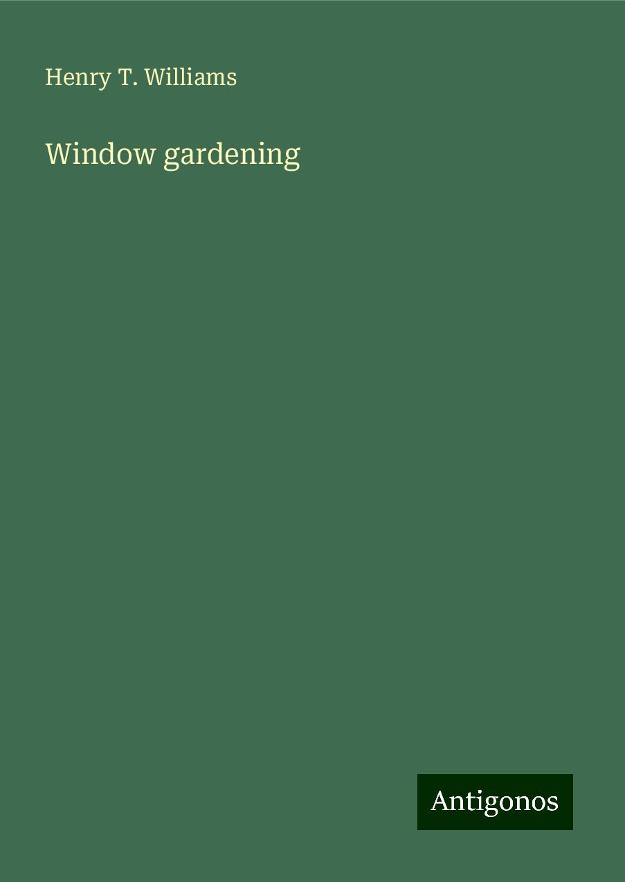 Window gardening