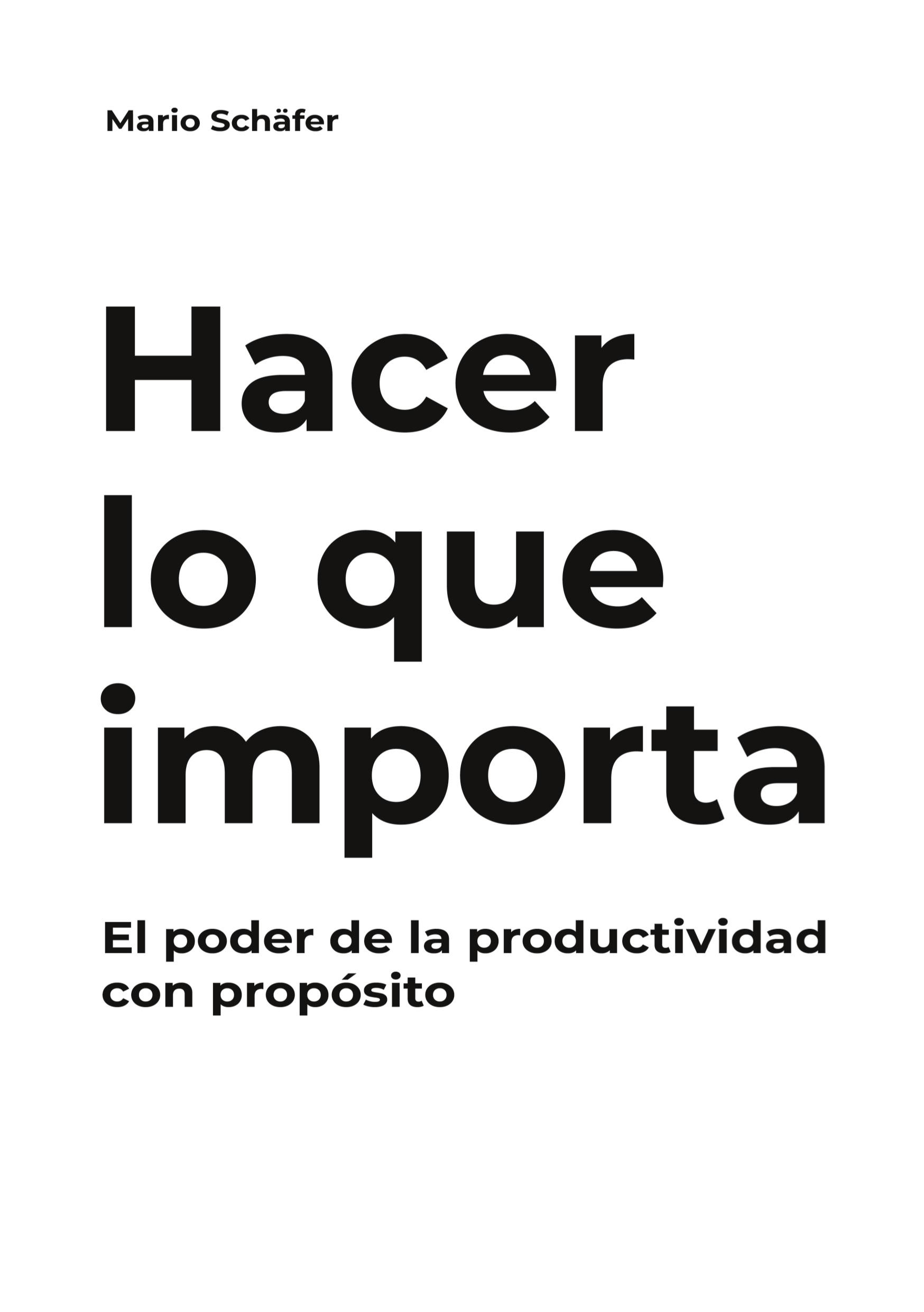 Hacer lo que importa