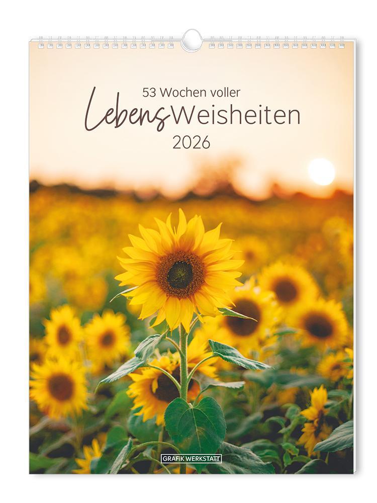 Wochenkalender 2026 LebensWeisheiten