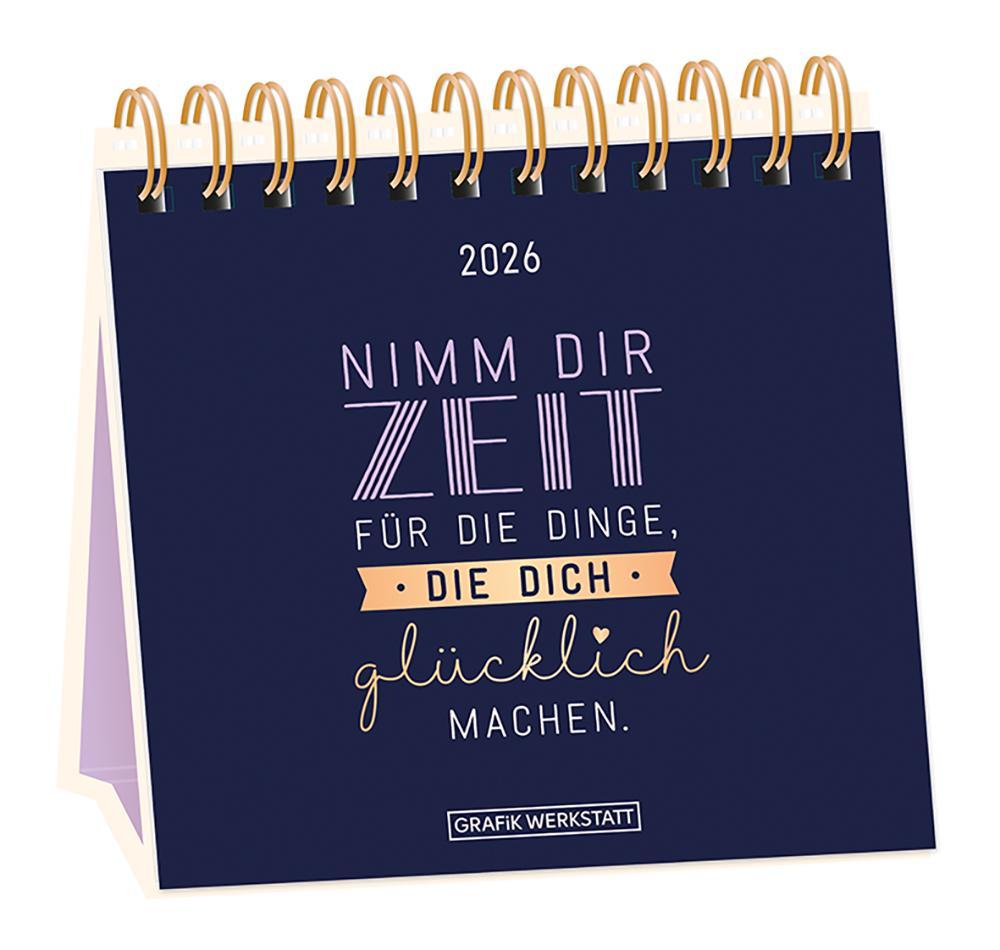 Tischkalender 2026 Nimm dir Zeit