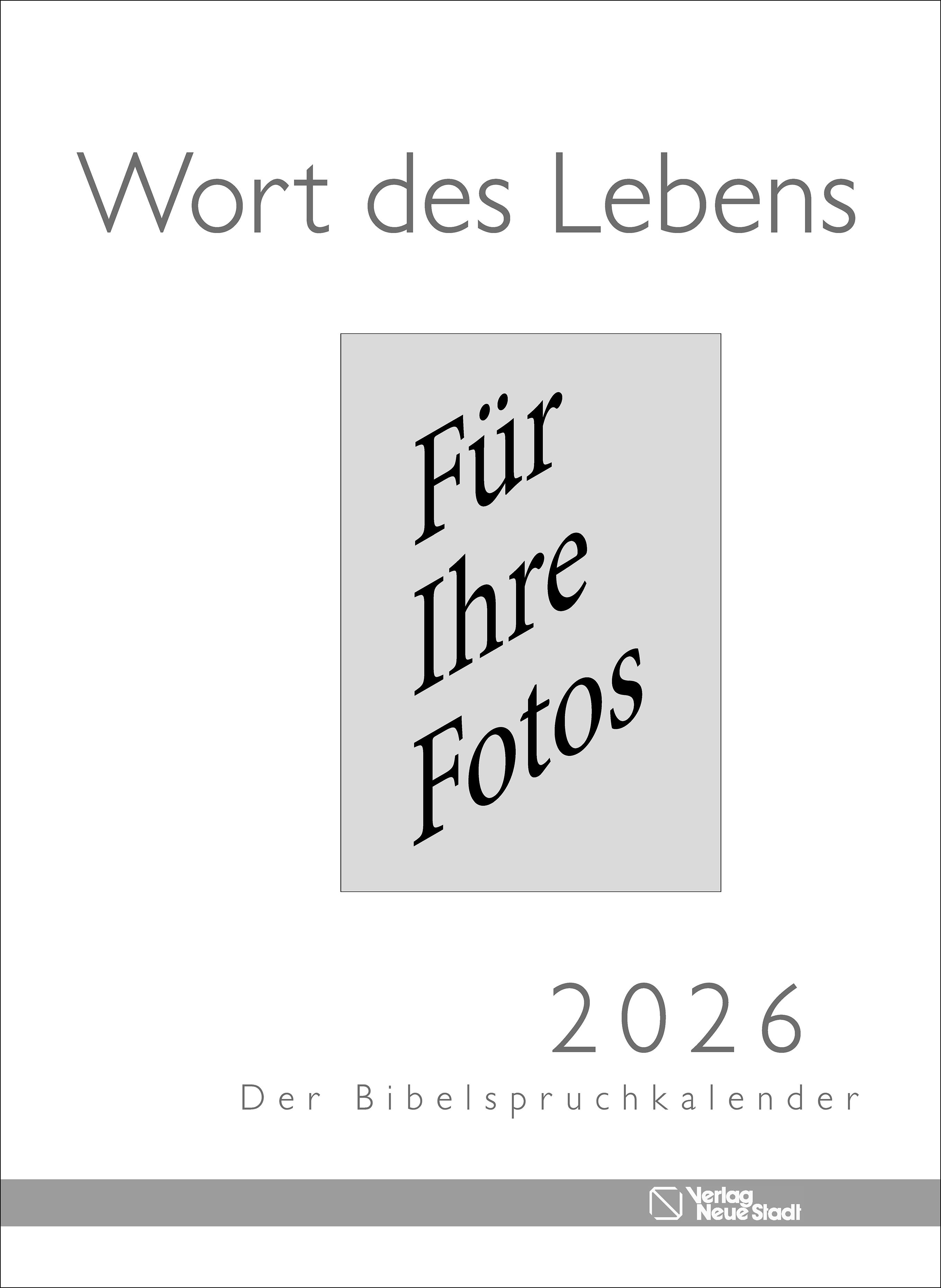 Wort des Lebens 2026 - Der Bibelspruchkalender