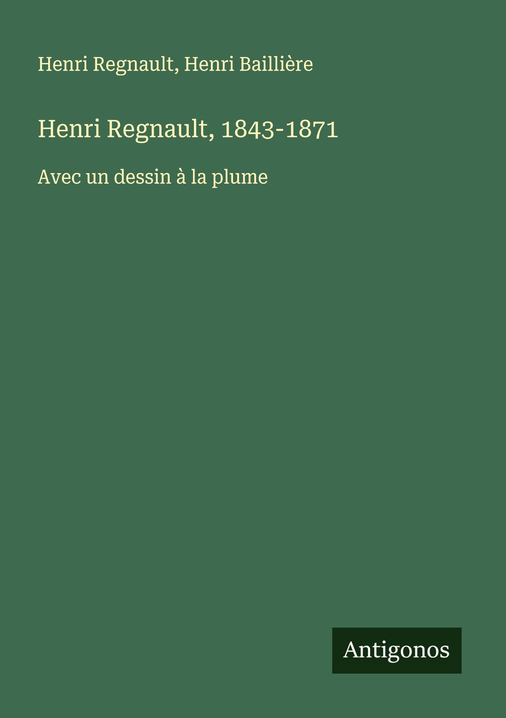 Henri Regnault, 1843-1871