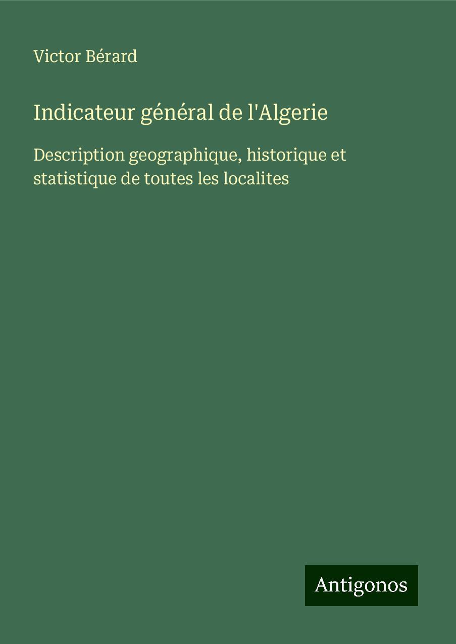 Indicateur général de l'Algerie