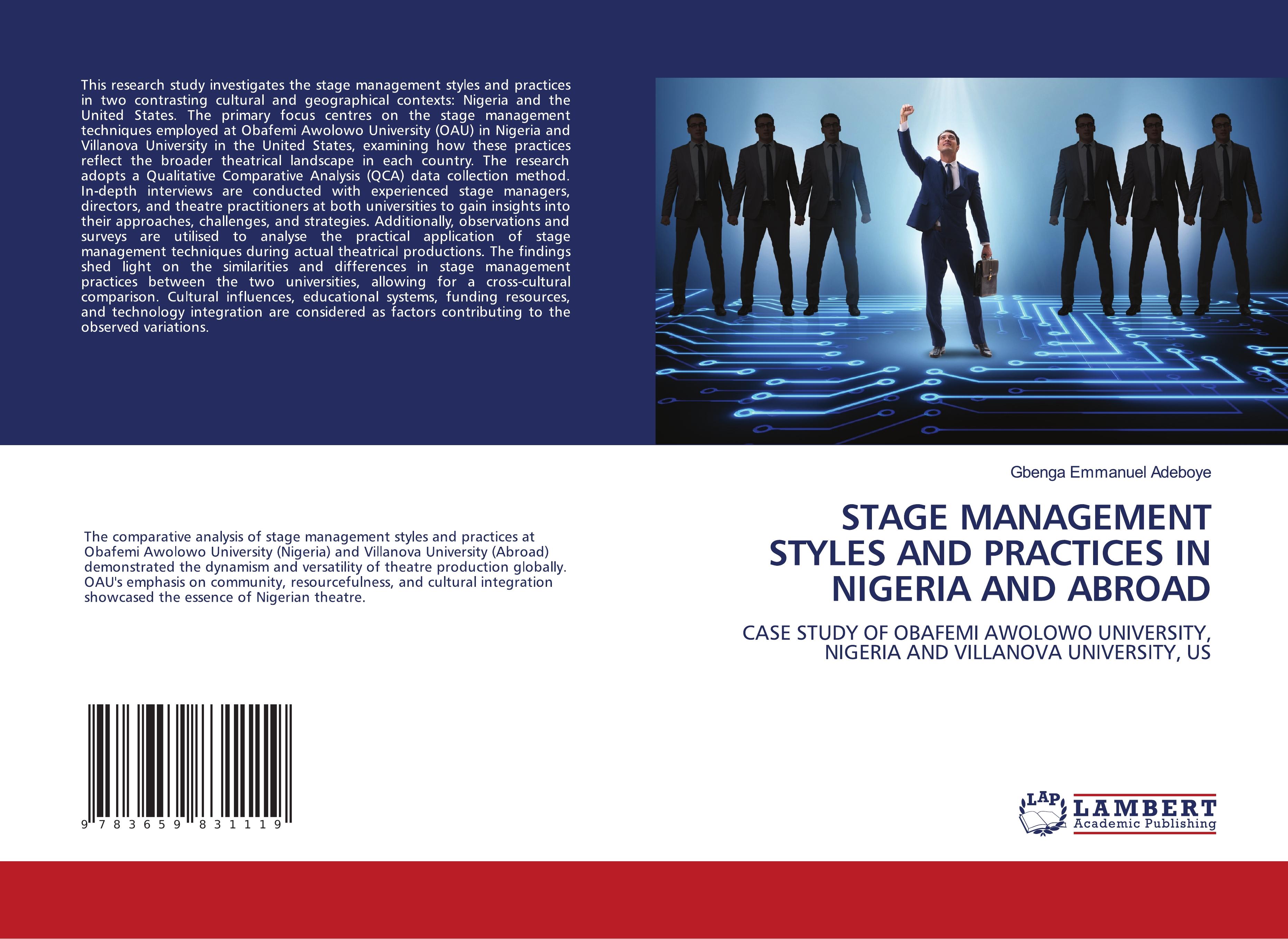 STAGE MANAGEMENT STYLES AND PRACTICES IN NIGERIA AND ABROAD