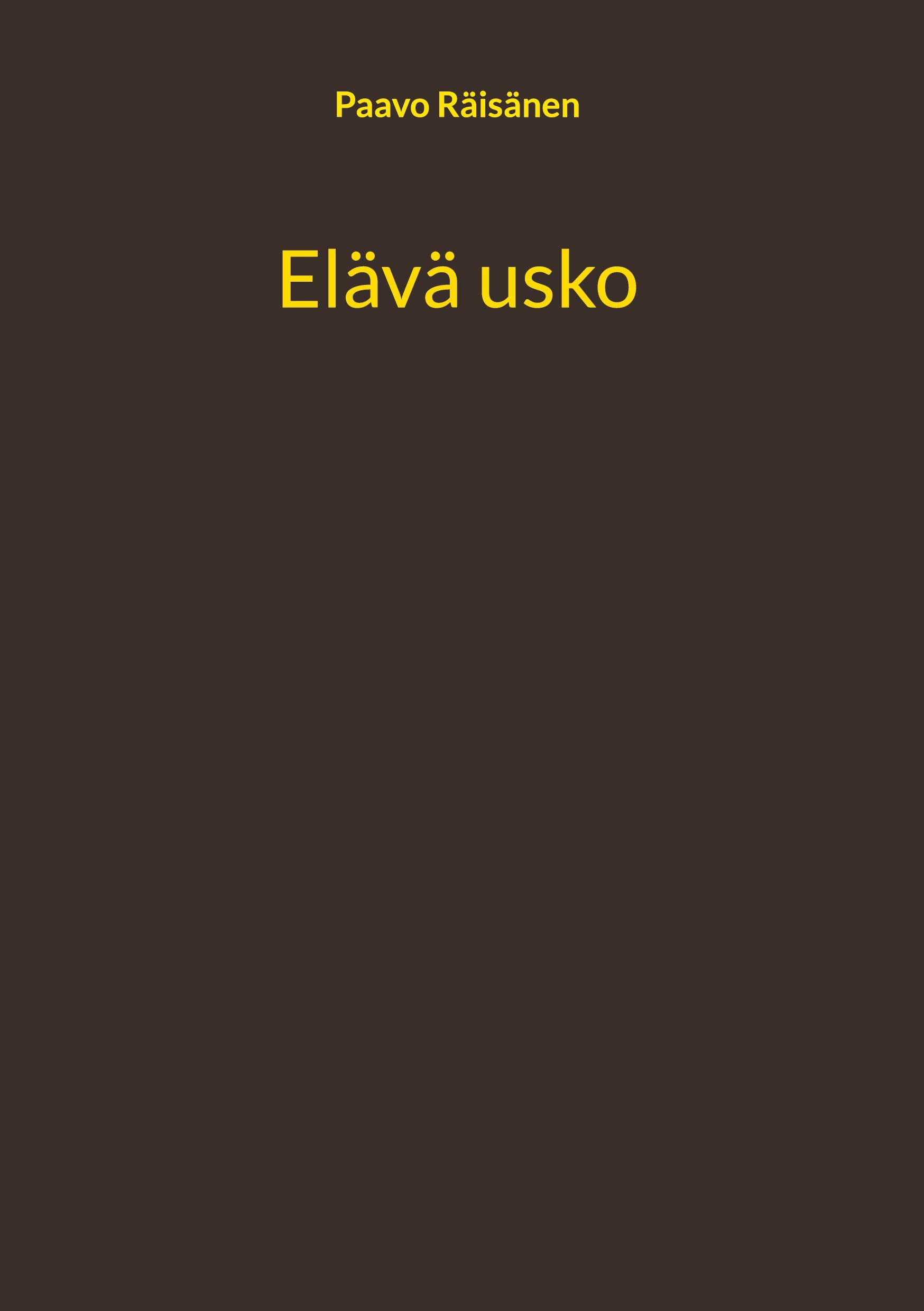 Elävä usko