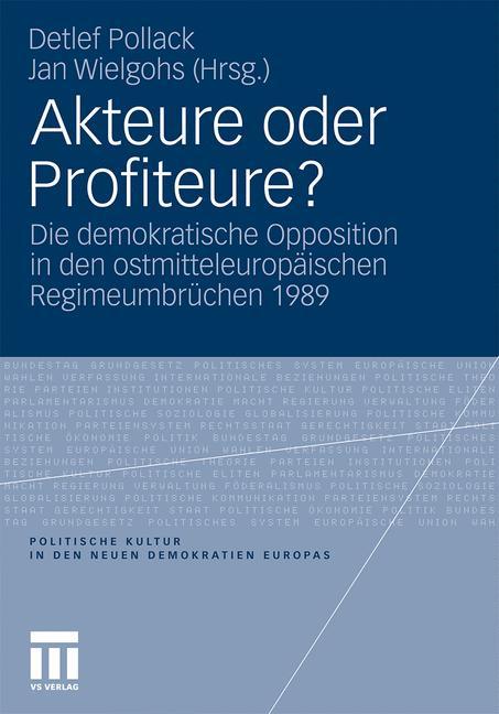 Akteure oder Profiteure?