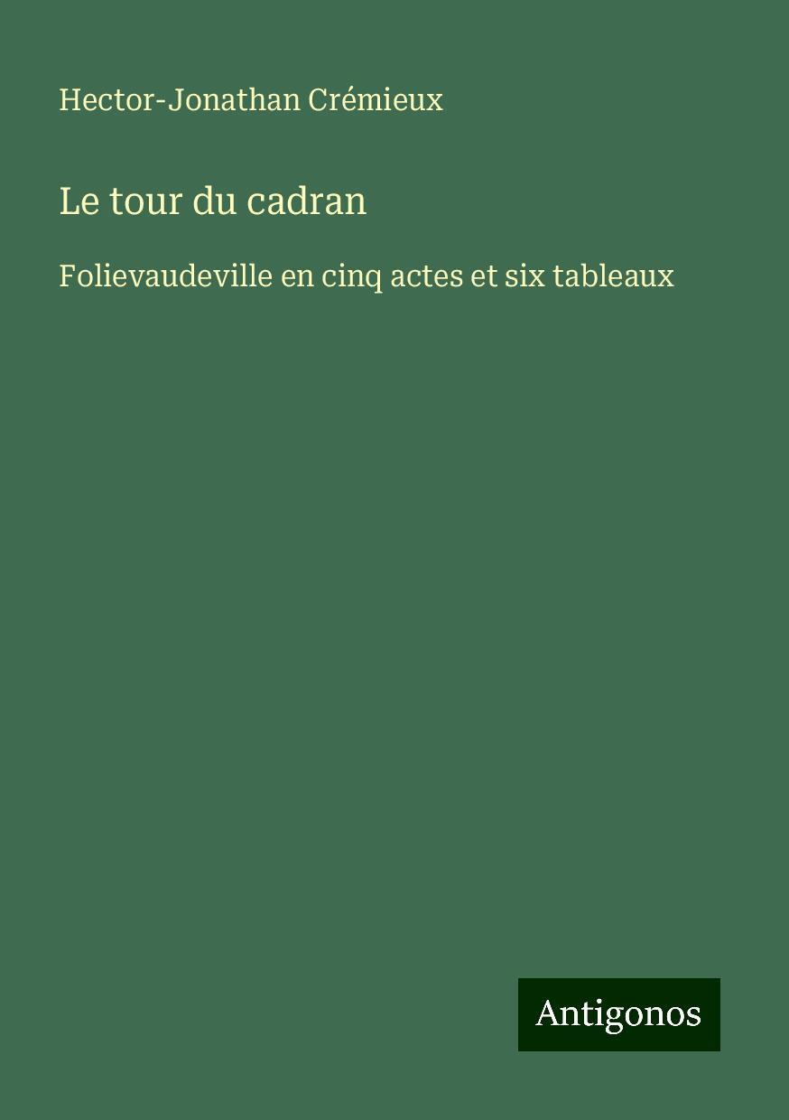 Le tour du cadran