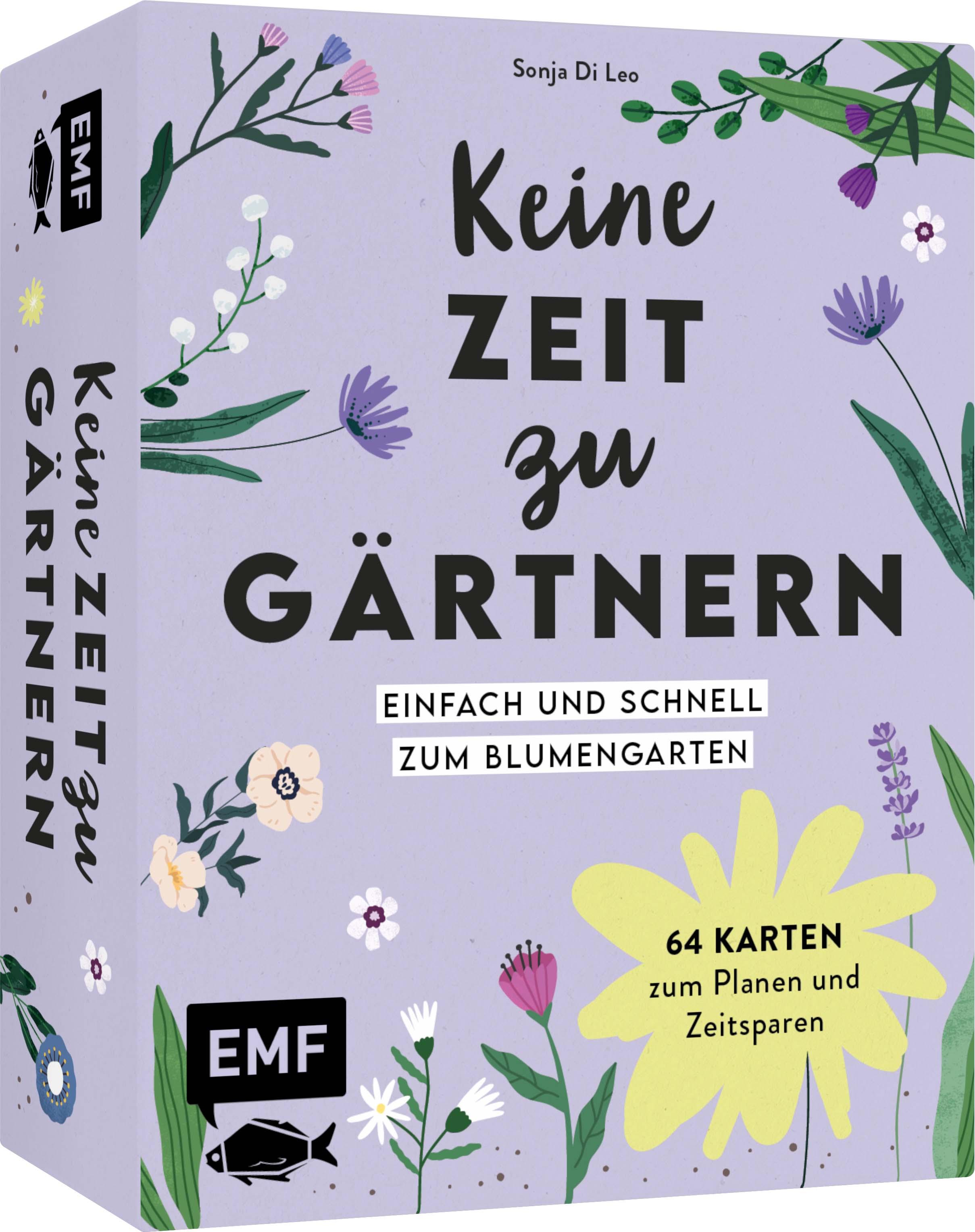 Kartenset: Keine Zeit zu gärtnern - 64 Karten - Einfach und schnell zum Blumengarten