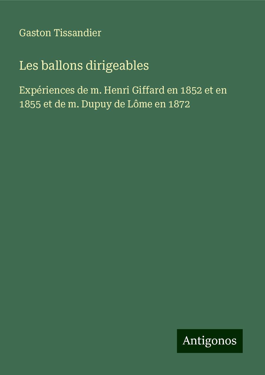 Les ballons dirigeables