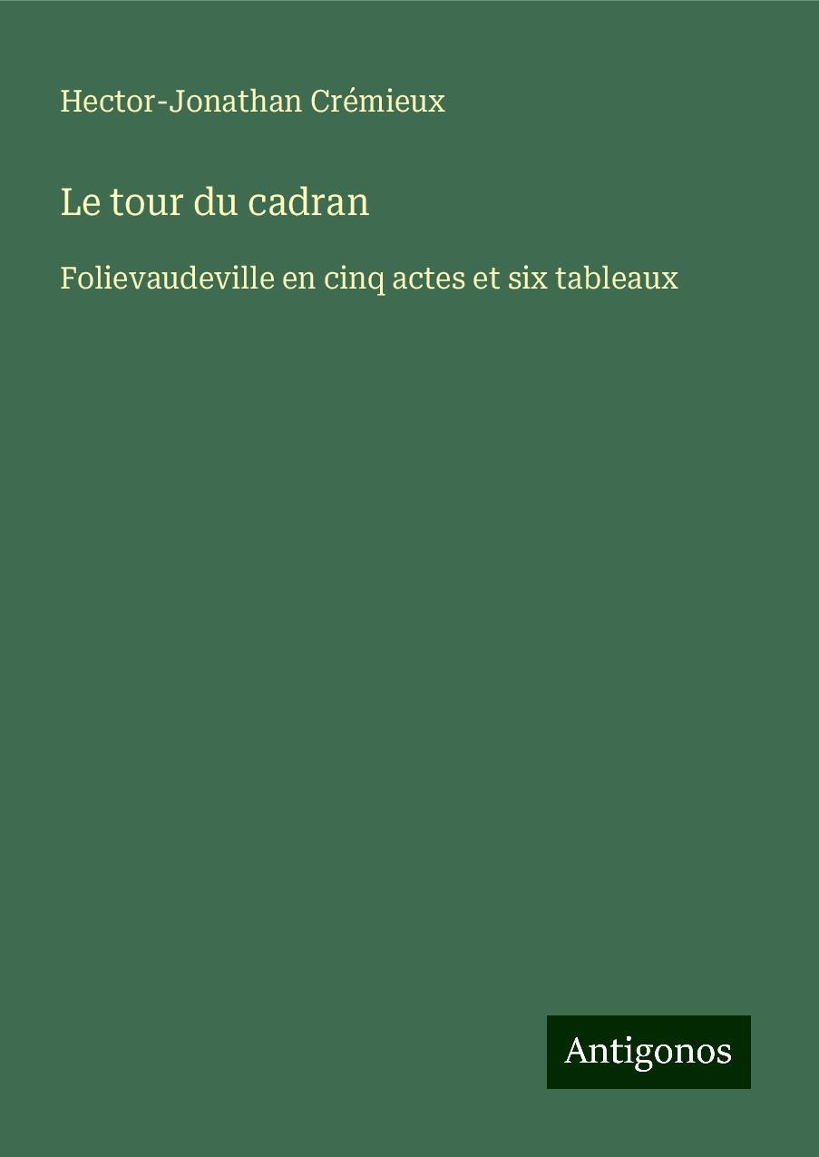 Le tour du cadran